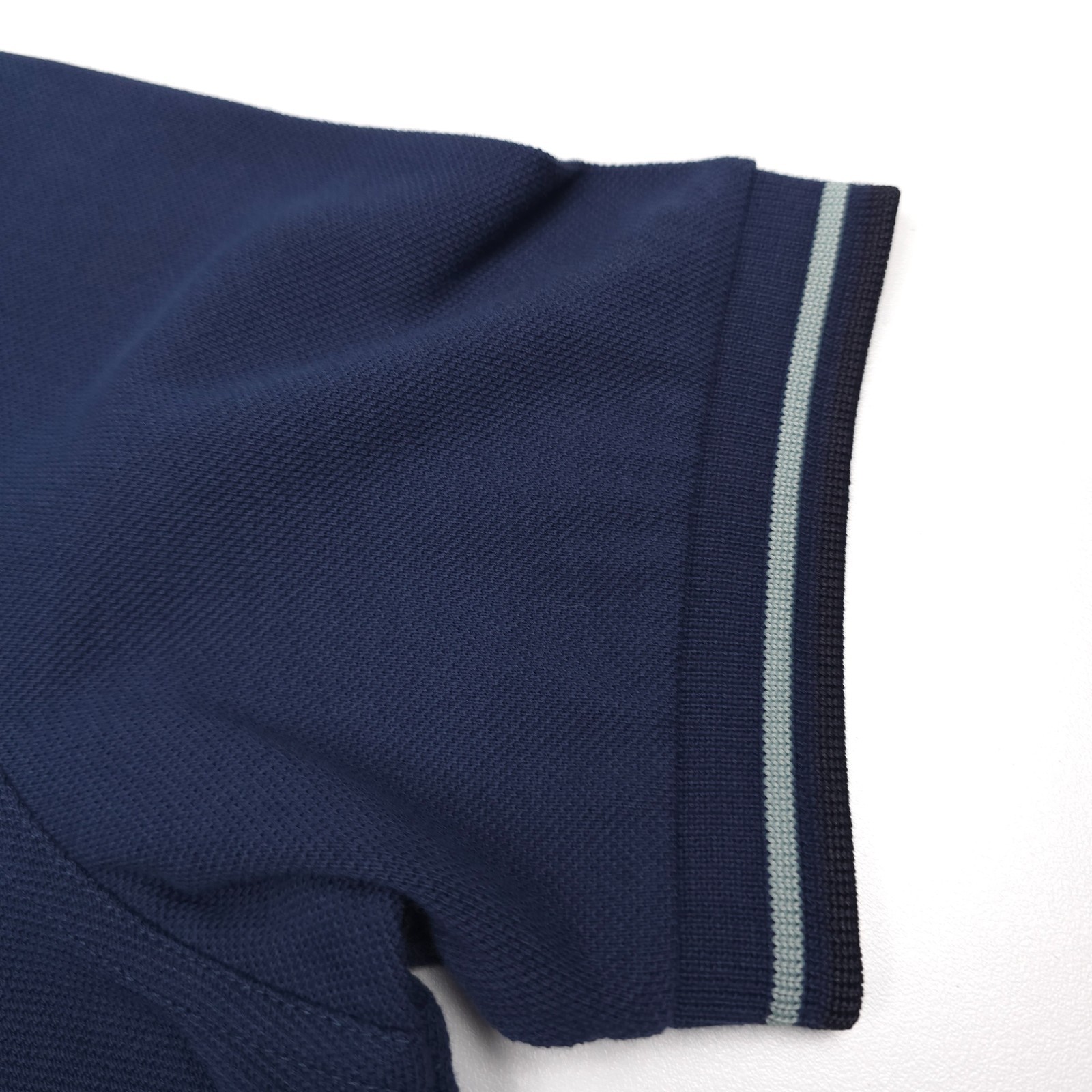 Fred Perry M3600 Twin Tipped Pique Polo Shirt Mens Small Slim Fit Tennis Blue