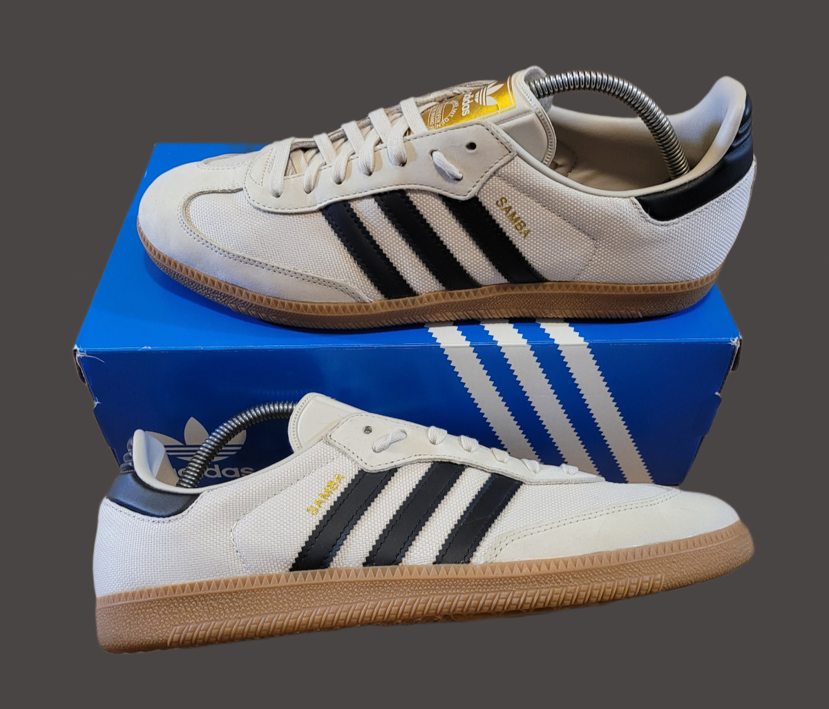 Adidas Samba Men’s Size 10 OG Originals Sand Stone/Black Gum CQ2151 Sneakers