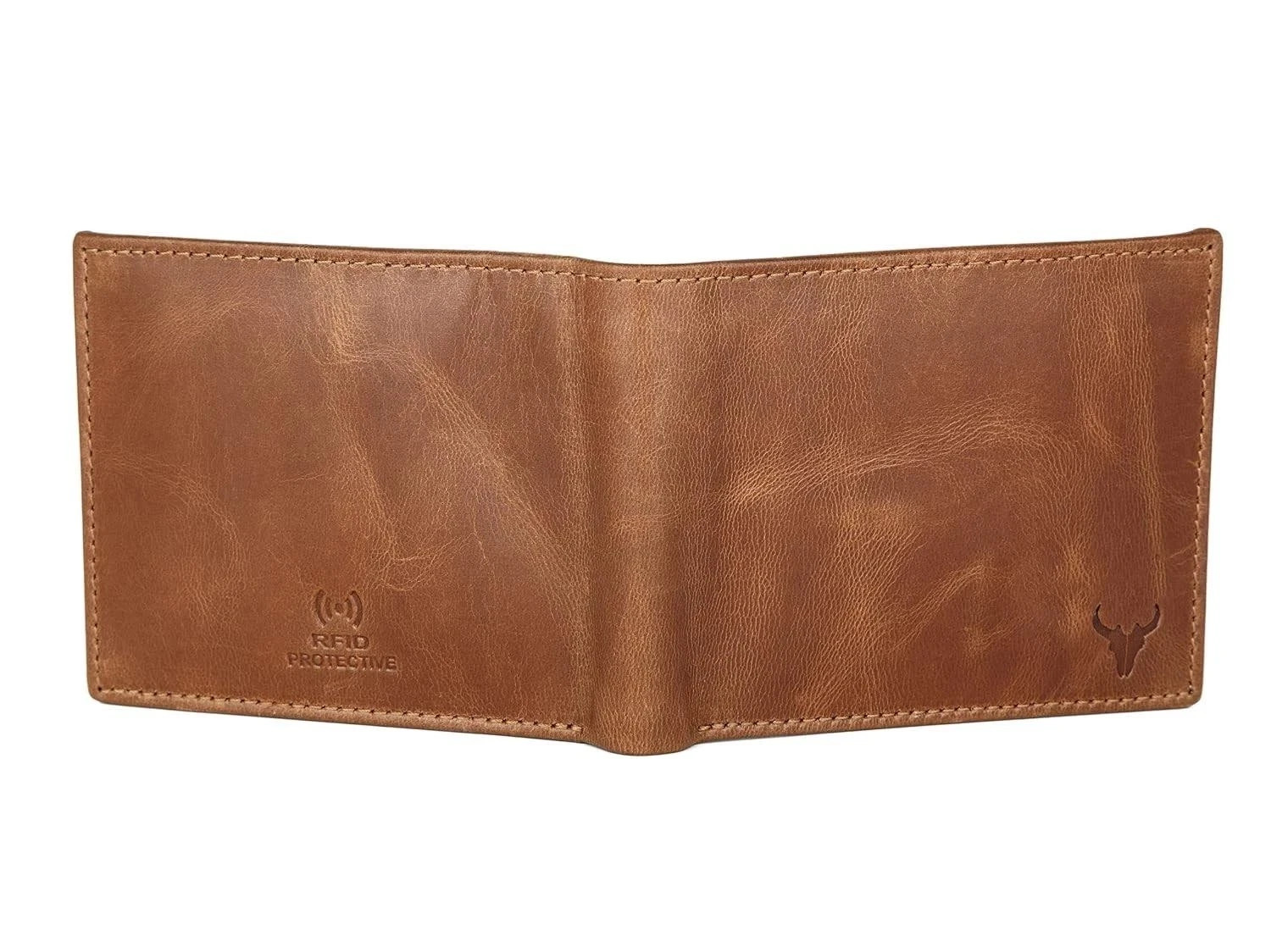 NAPA HIDE Genuine Leather Bifold Wallets For Men RFID Blocking Men’s Wallet..