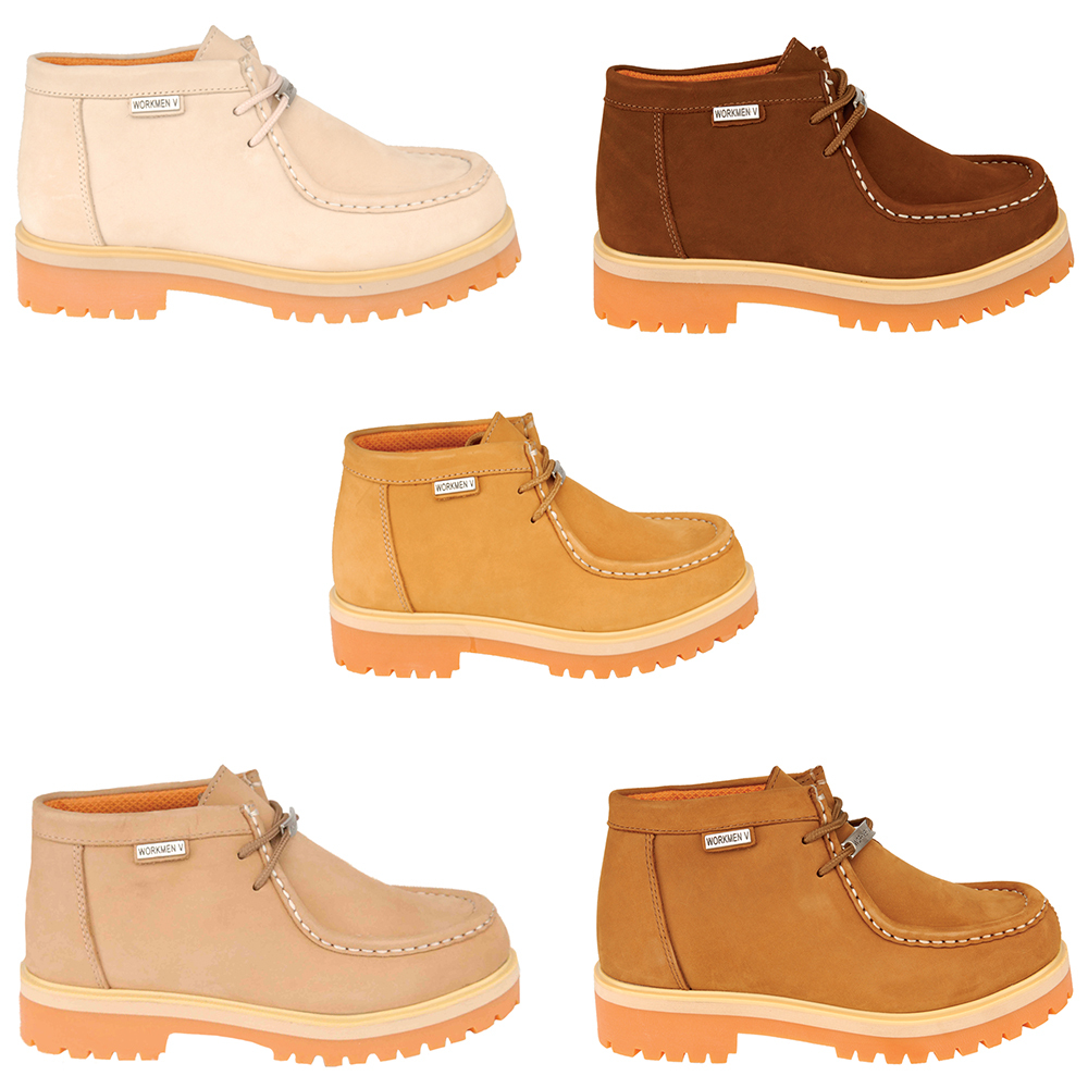 Back to School Work Shoes Genuine Nubuck Leather Style 5002