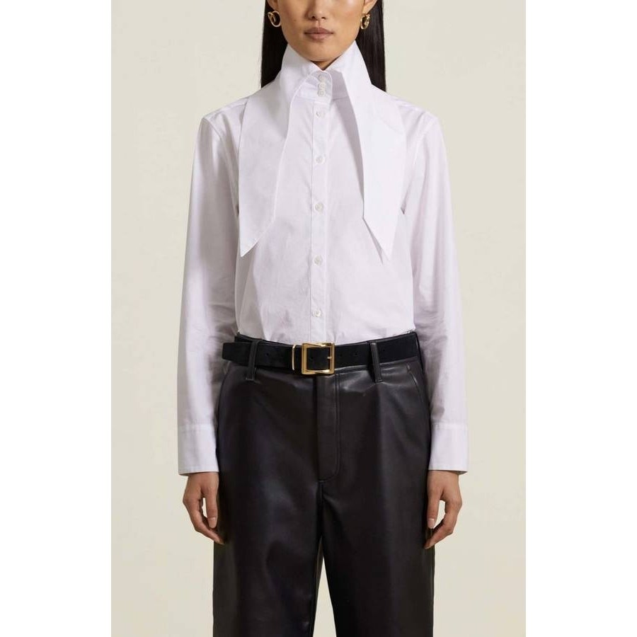 Kallmeyer Renee Button Up Shirt in White XS