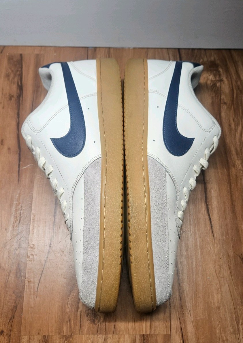Nike Court Vision Low Sail Midnight Navy Gum Size 13