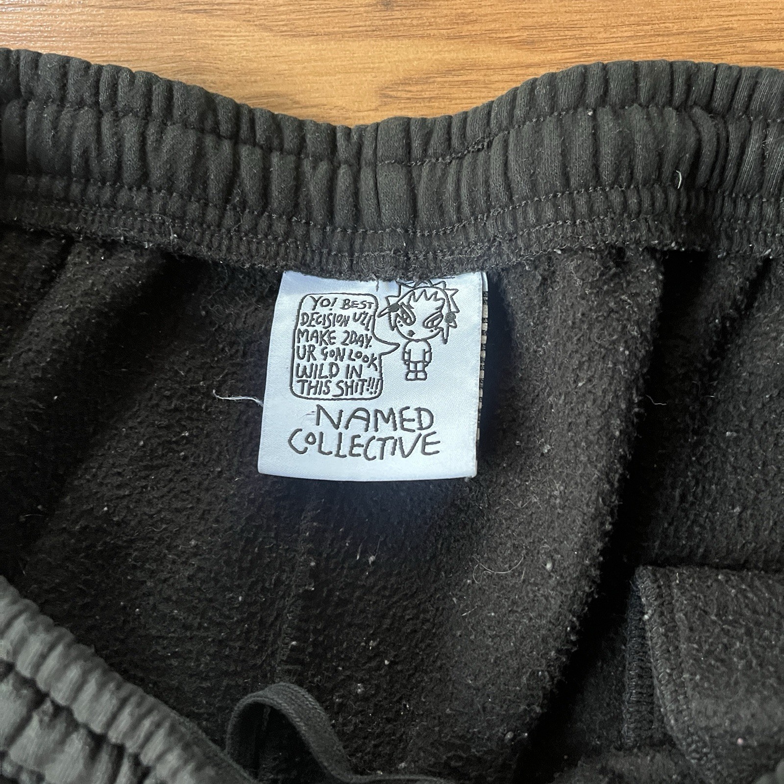 Named Collective Rhinestone Sweatpants Jacket Zip Up Logo Set Sz L/XL