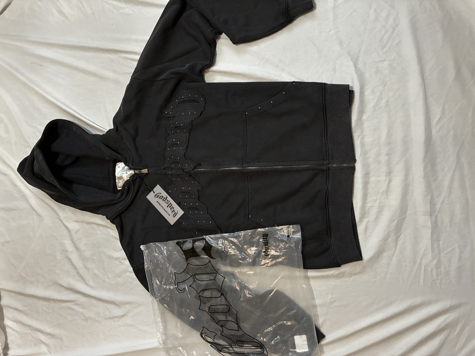 Godspeed New York Athleisure Program Sweatsuit Washed Black Medium NWT F/W