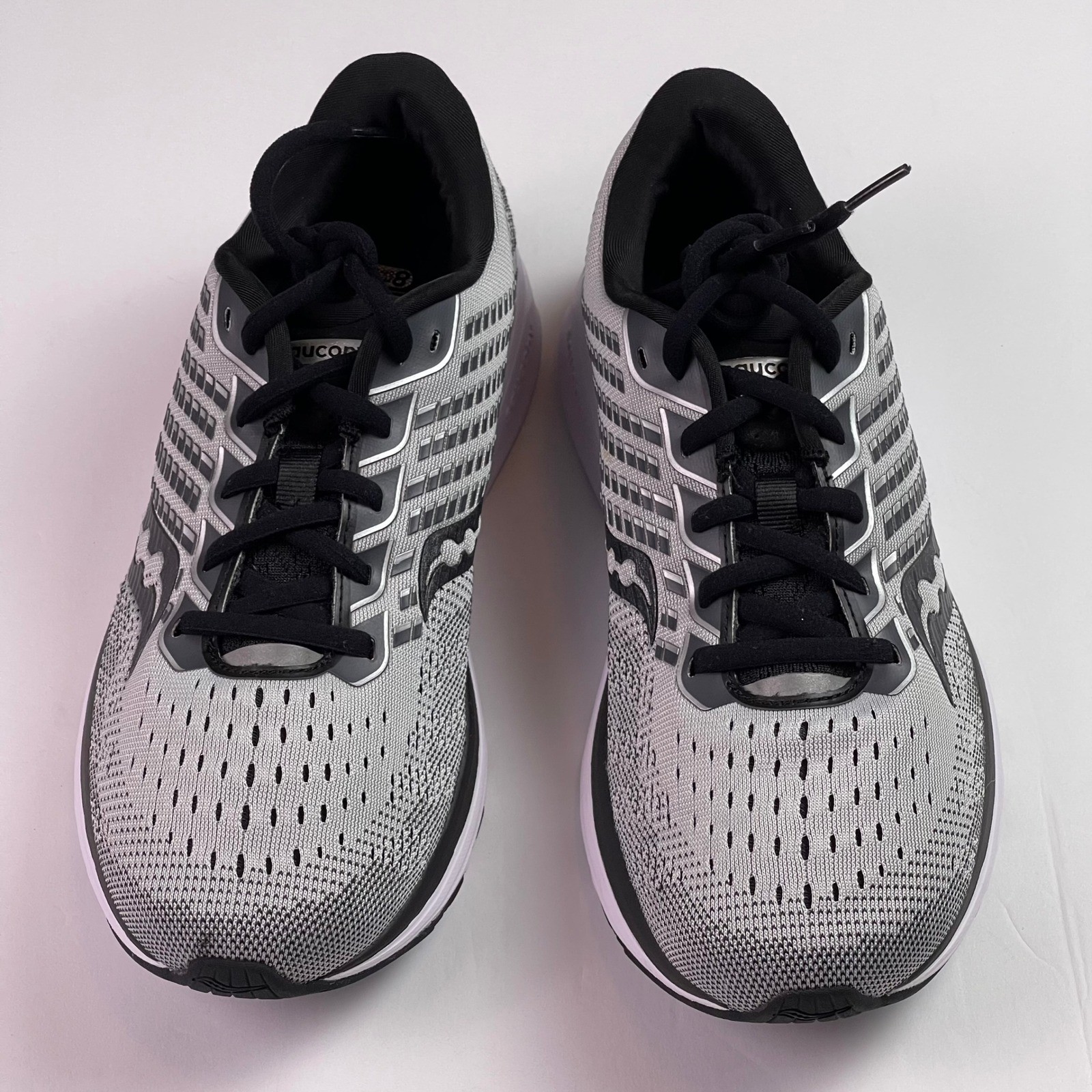 Saucony Ride 13 Womens Running Shoes Alloy Black S10579-40 Size 9 PWRRUN FORMFIT