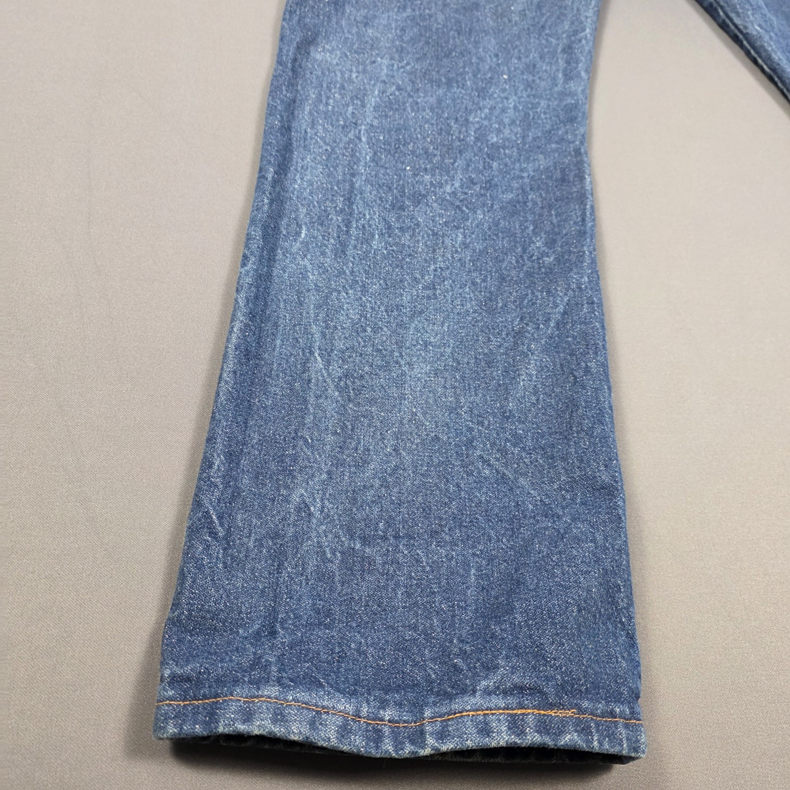 Wrangler 13MWZ Cowboy Cut Jeans 38×34 Made USA Vintage Blue Denim Western Work