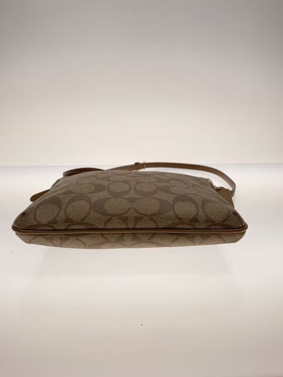 COACH COACH Coach Shoulder Bag Leather BRW All-over pattern F58309 Signature Sho