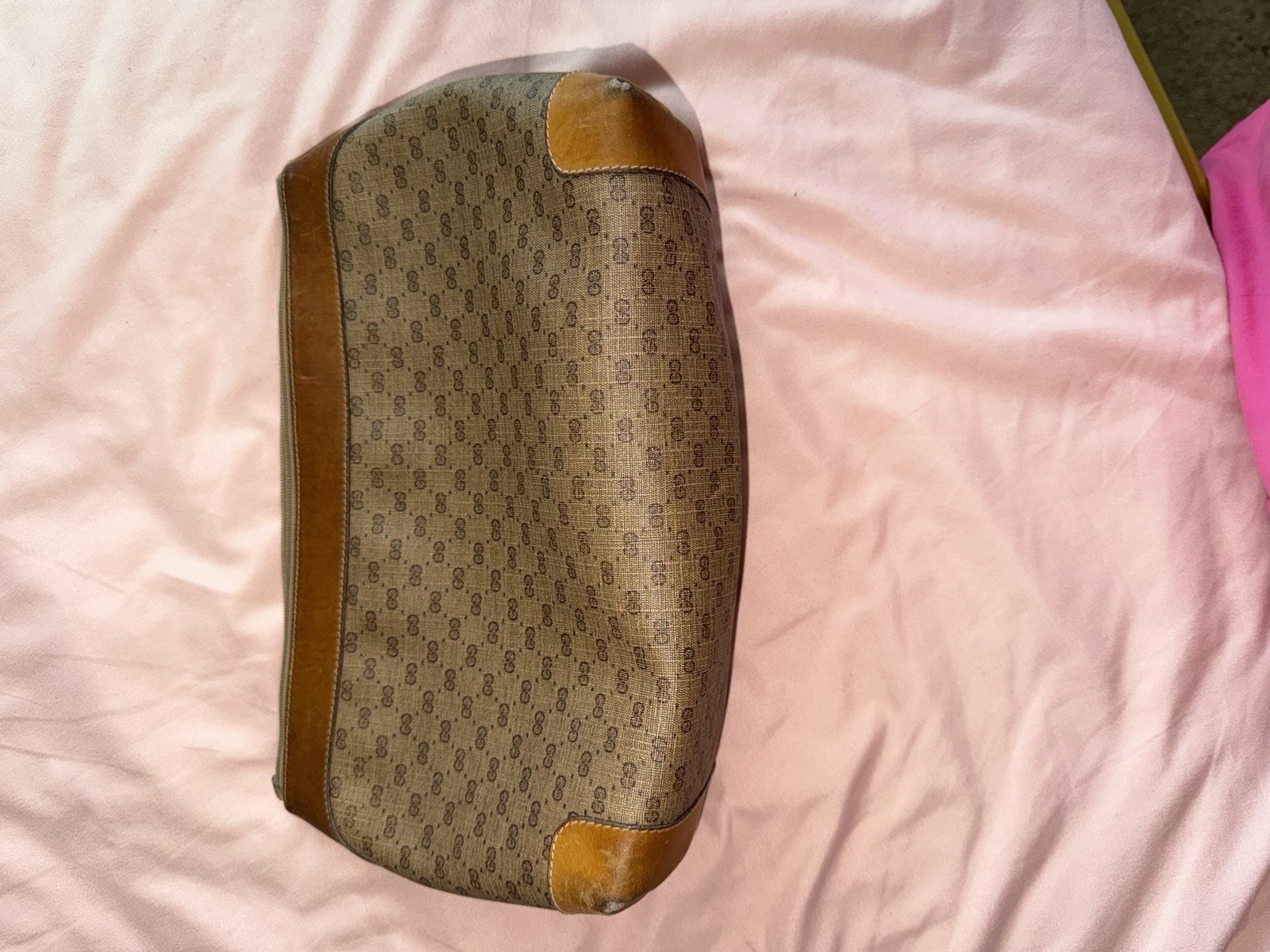 Gucci Vintage Clutch Bag Brown