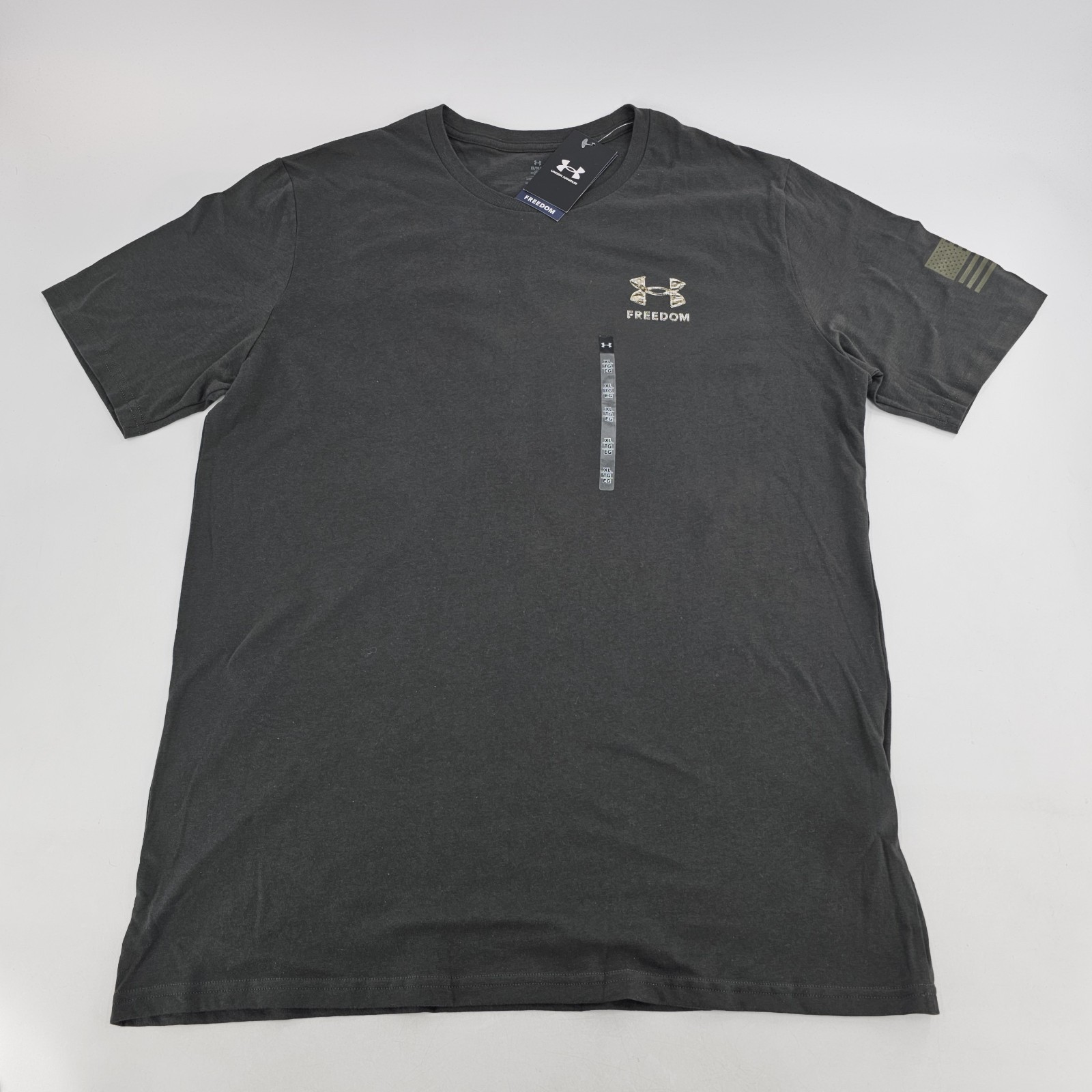 Under Armour UA Freedom Vintage Eagle Tee Mens X-LARGE XL T-Shirt Green NEW
