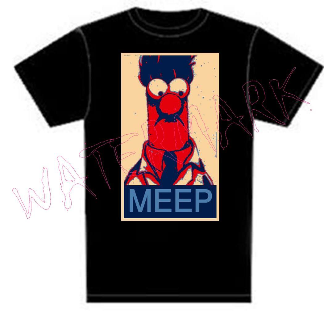 Beaker: Hope=Meep Muppets Election Obama Parody T Shirt