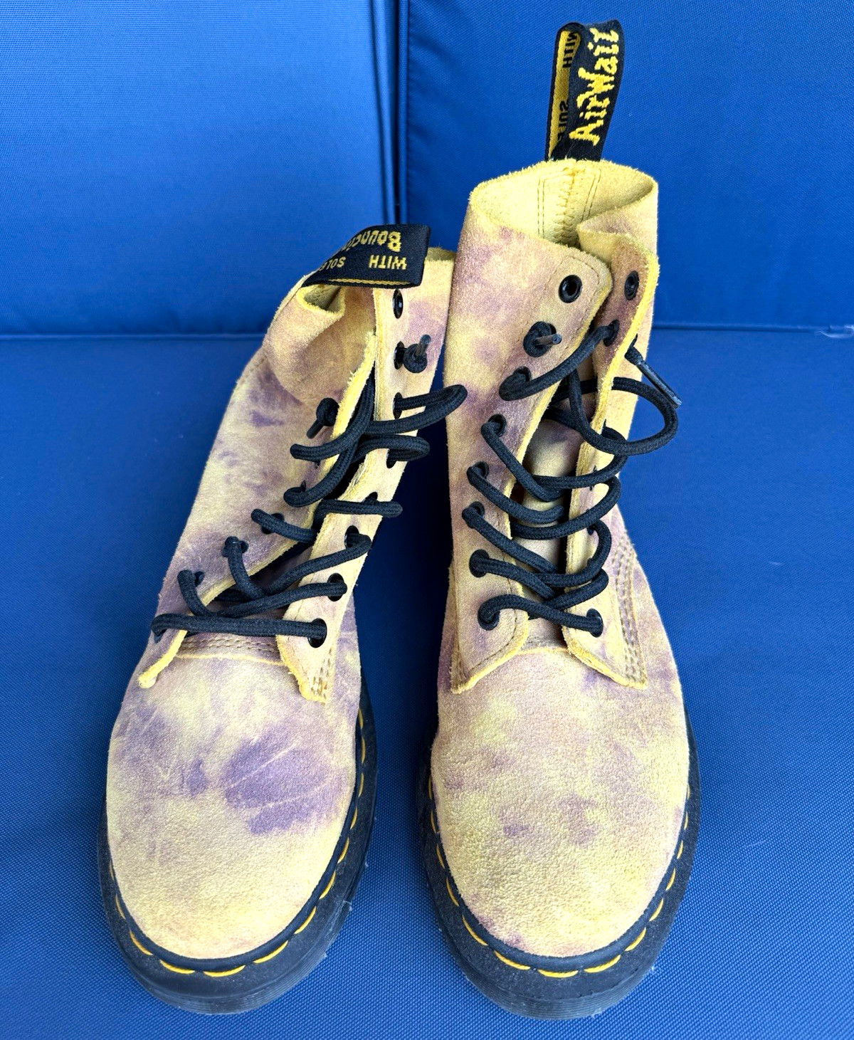 Dr. Martens 1460 Pascal Tie Dye Suede Boots Women’s US 7 UK 5 EU 38 Purple Laces