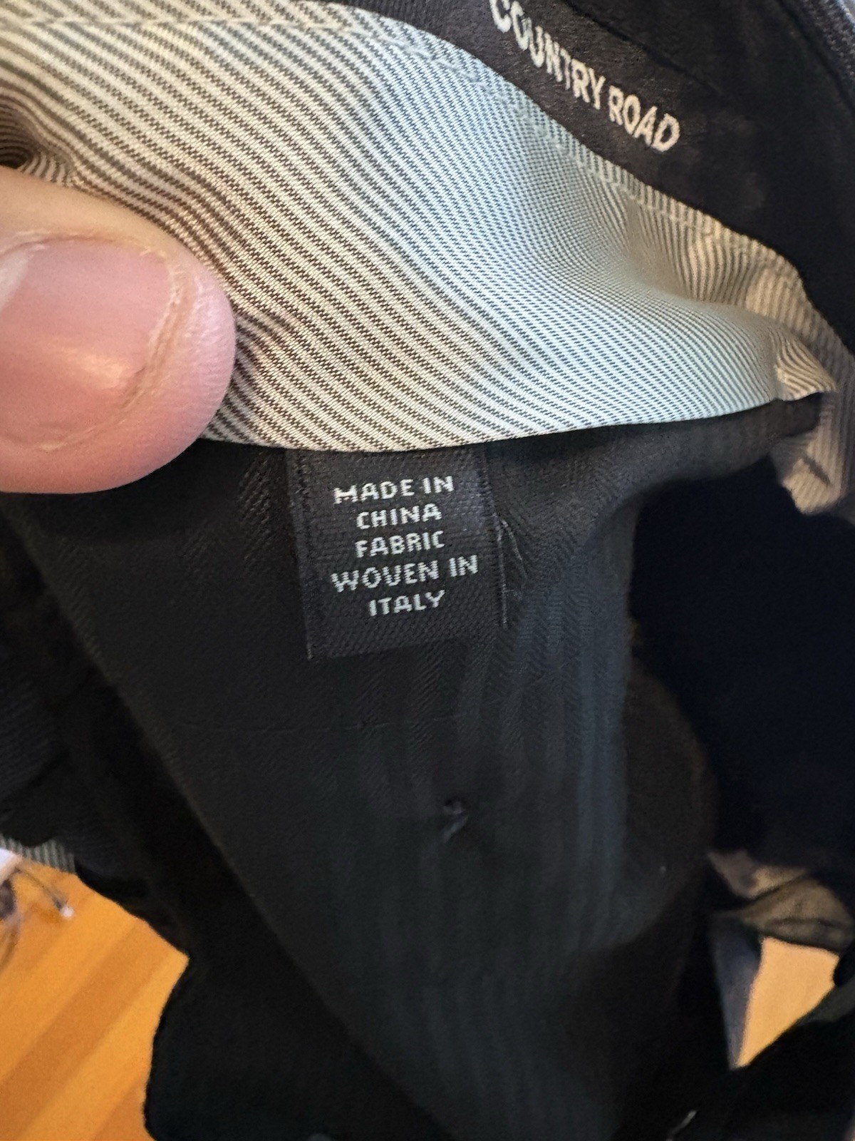 Country Road Men’s Gray Wool 2-Piece Suit