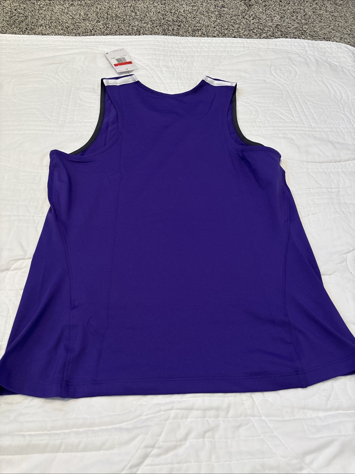 Nike Large Stock Tank Running Singlet Purple CV2697-546 NWT