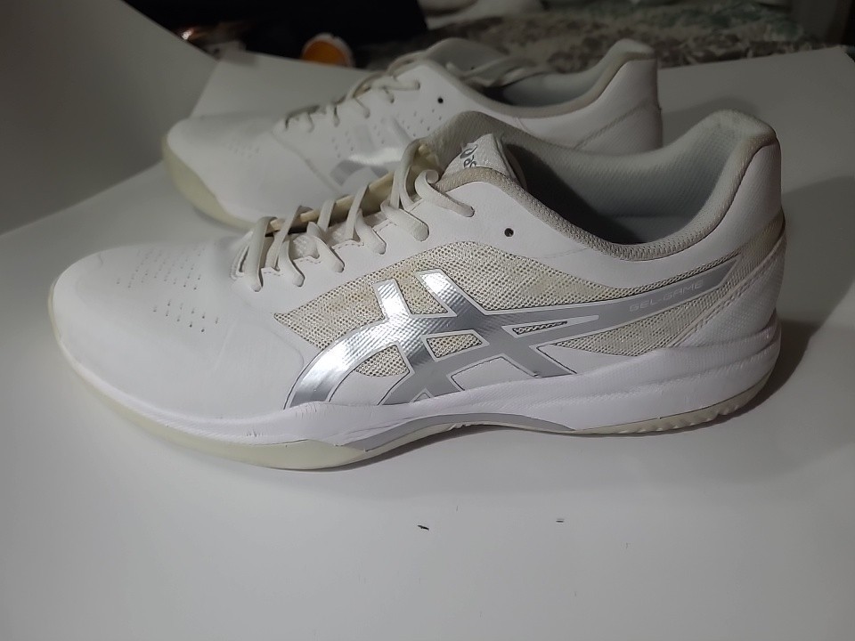 ASICS Gel-Game 7 White/Silver 1041A042-104 Men’s 14