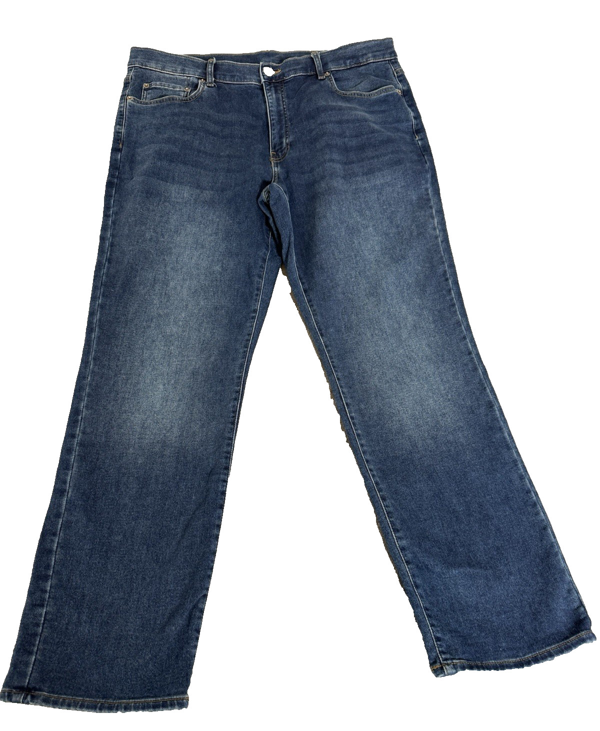 32 Degrees Cool Sweatpant Jeans Mens 40×32 Dark Wash Denim Straight Stretch