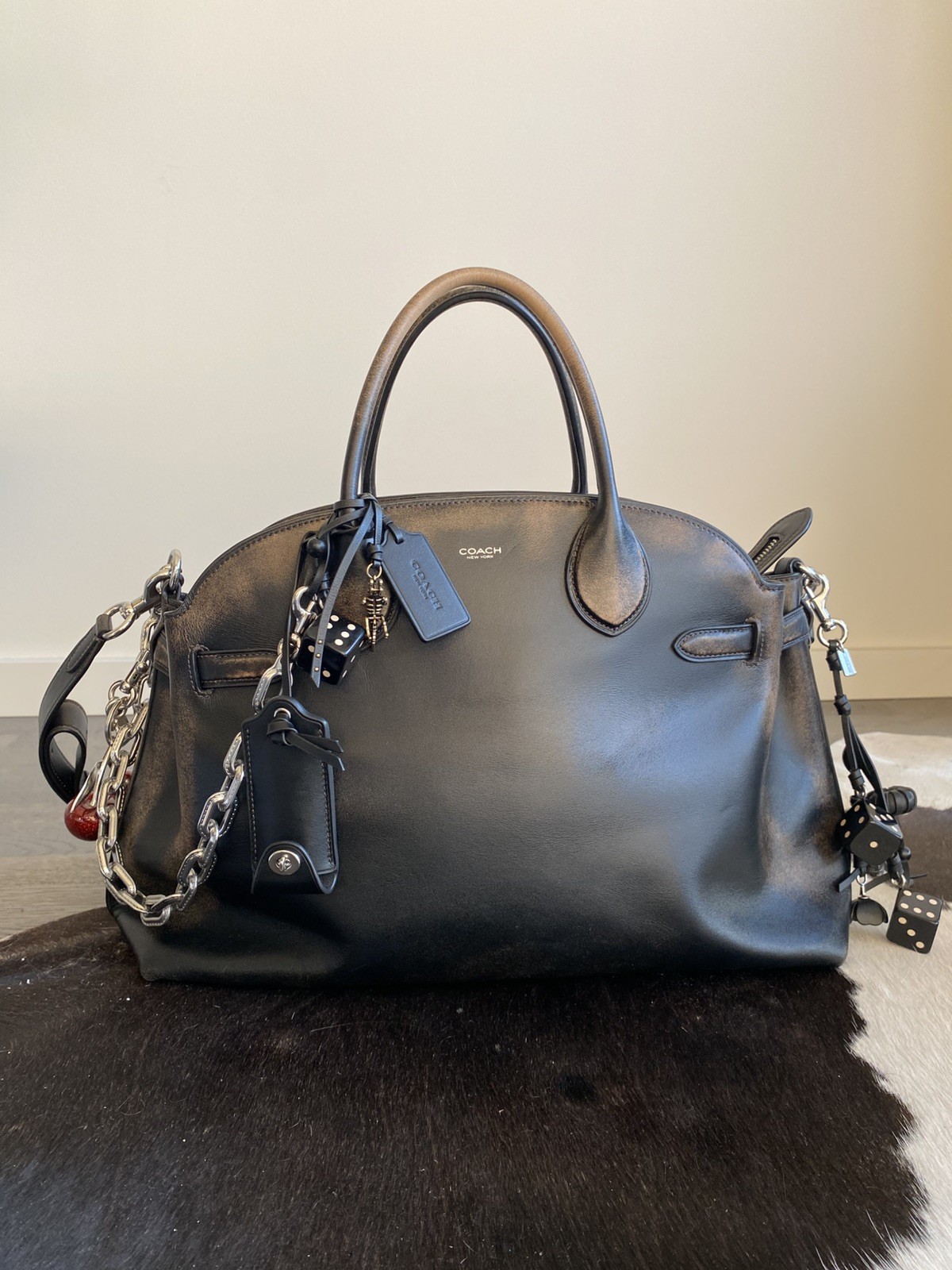 Coach Soft Empire Carryall Bag 40 In Loved Leather