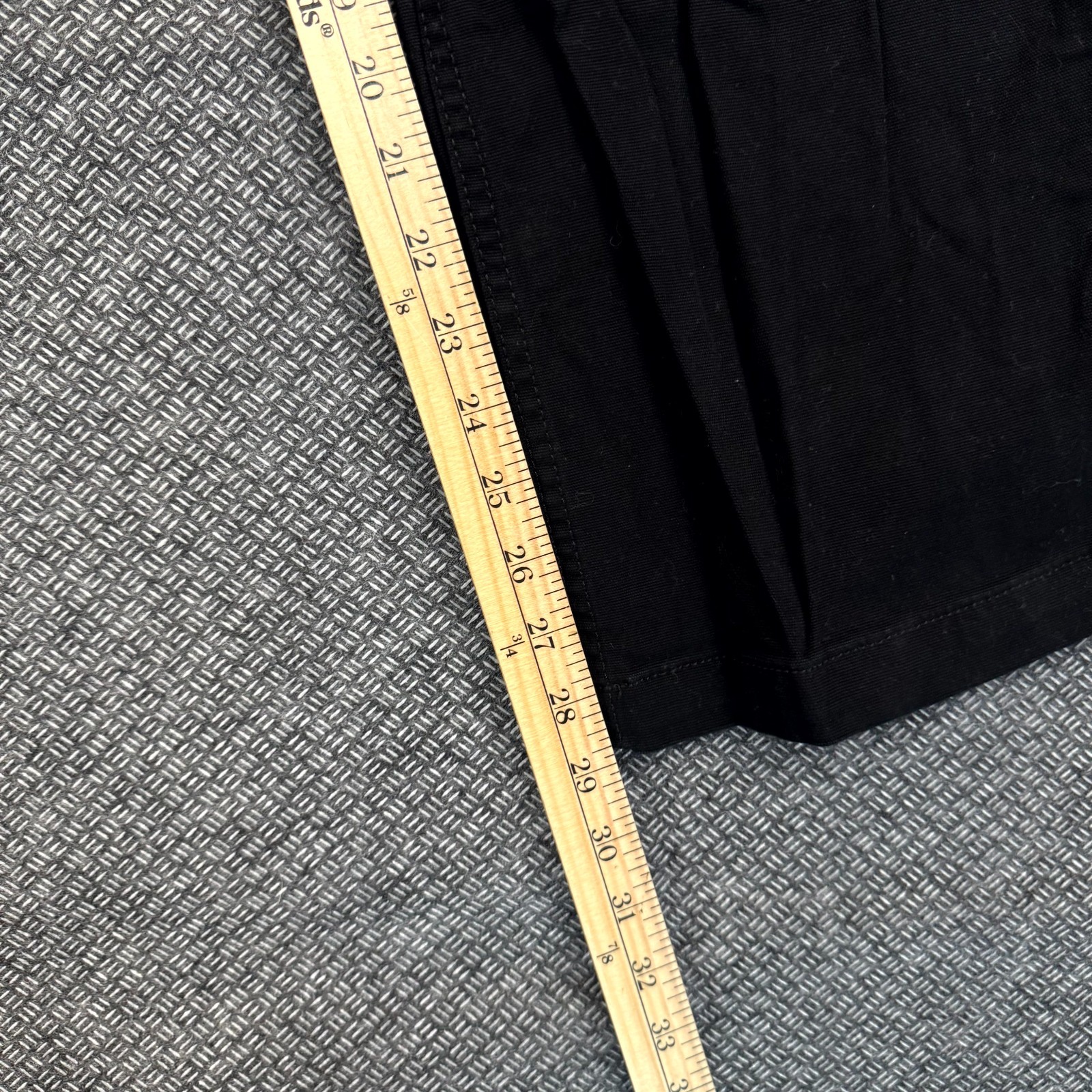 Carhartt Utility Work Pants Men 38×30 Black Relaxed Fit Hammer Loop Straight Leg