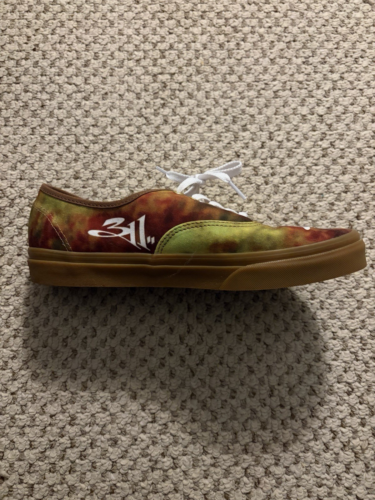Custom 311 Grassroots Vans Authentic Men’s Size 10.5 Rare Tie Dye Hardly Worn