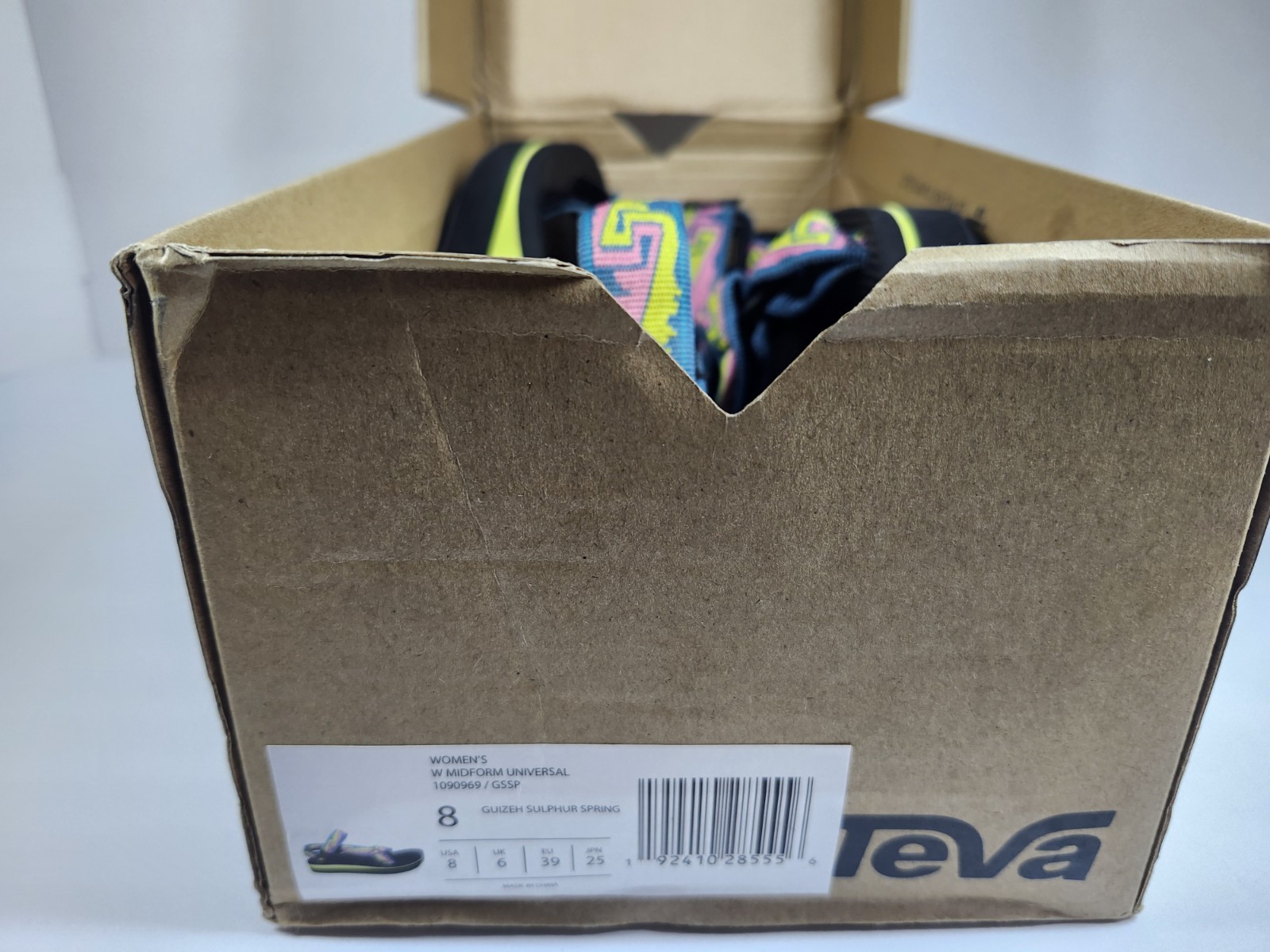 Teva Midform Universal Sandals Women’s Size 8 Sulphur Spring Hiking Outdoor