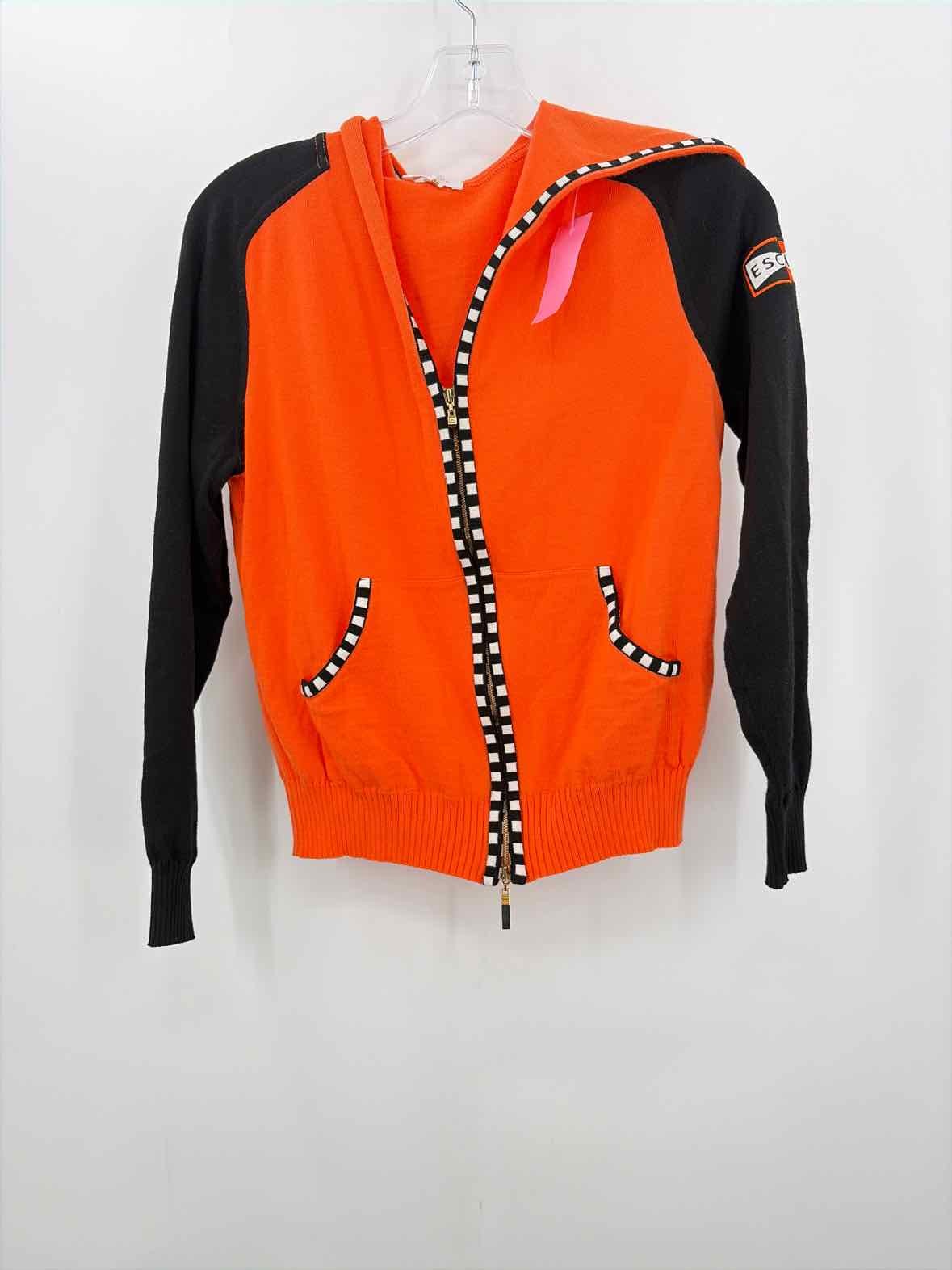 Pre-Owned Escada Orange Size 36 Zip Up Jacket
