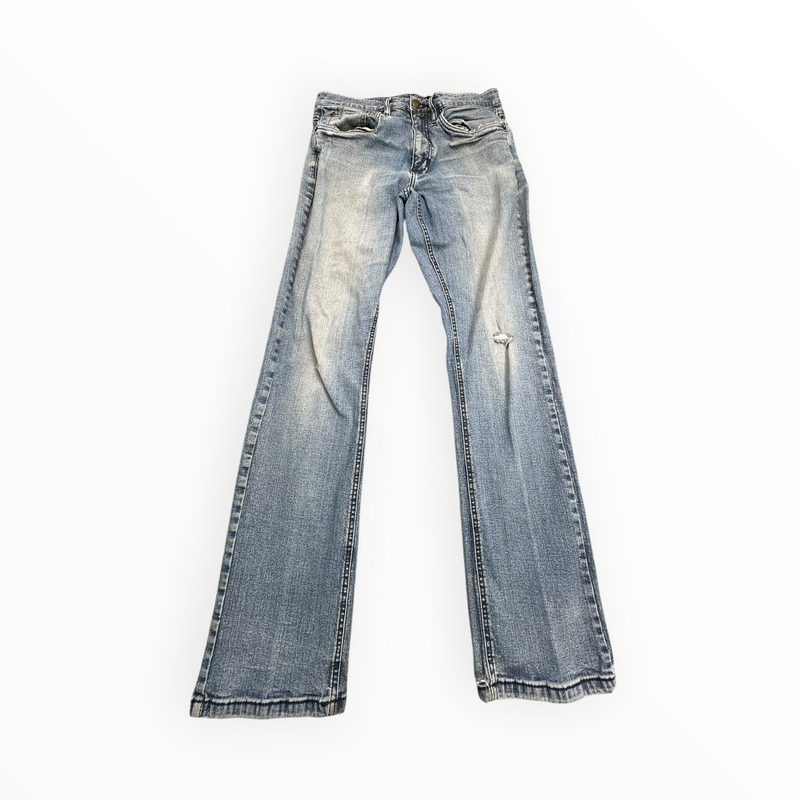 Urban Star Jeans Mens 32×32 Blue Premium Apparel Straight Leg Distressed Stretch