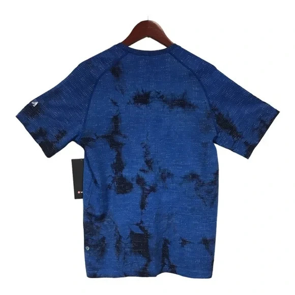Lululemon Metal Vent Shirt Tech T Tee 2.0 Slim Fit Blue Tie Dye, Large New