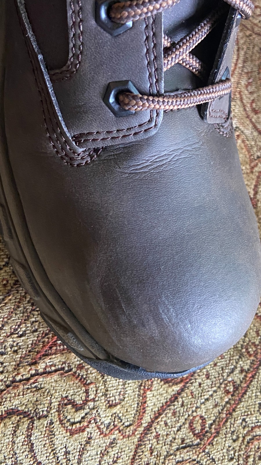 Timberland Pro Linden 6″ Alloy Safety Toe Work Boots Mens 10M Brown Leather