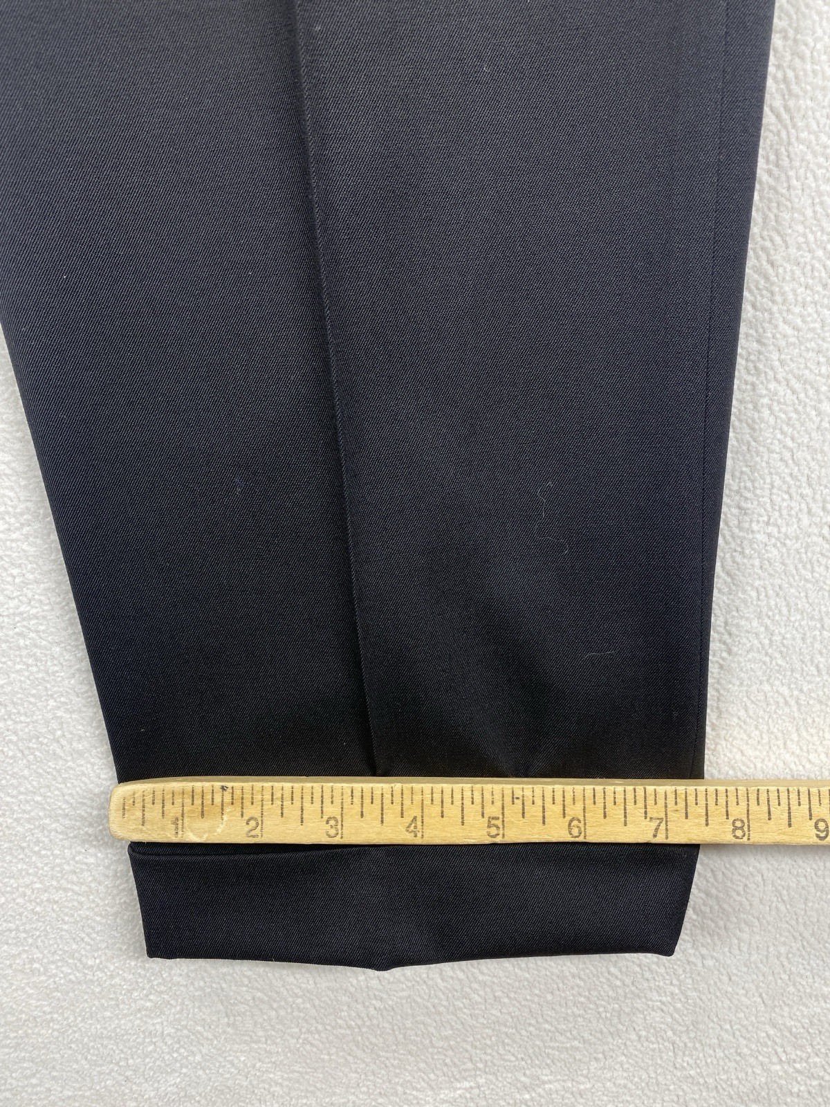 Brooks Brothers Madison Wool Pants Men 35×34 Black Cuffed Preppy Trousers