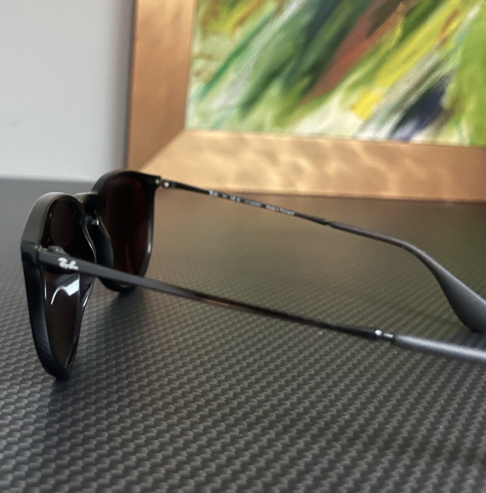 Ray-Ban RB4171 Erika Matte Black/ Grey Polarized Women’s Sunglasses