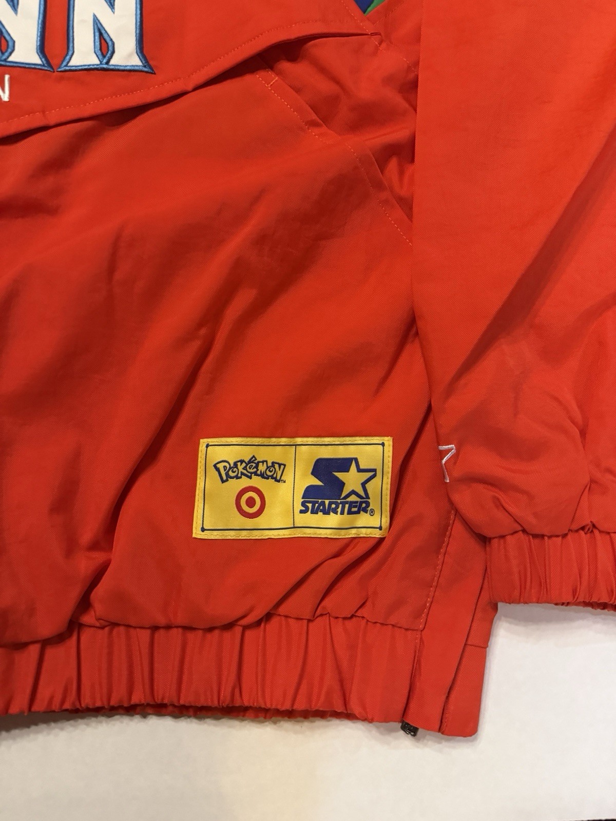 Pokemon x Target Starter Pullover Jacket Red HOENN Region Size M In hand NWT