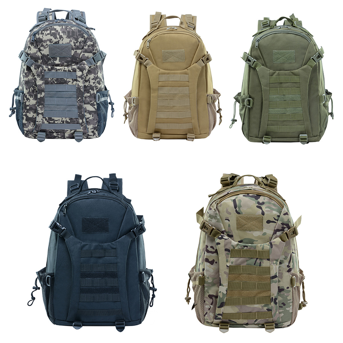 Tactical Backpack for Men Hiking Day Pack Molle Military Rucksack Waterproof 28L