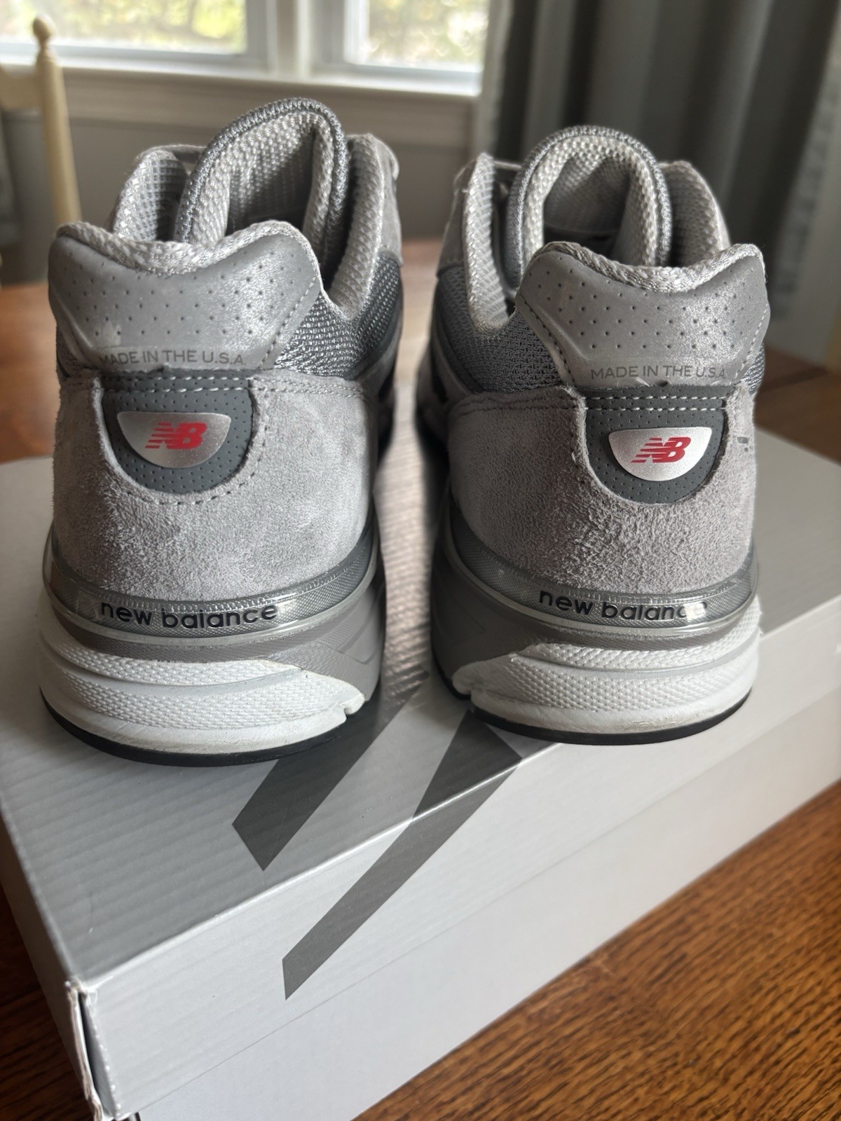 Size 11.5 – New Balance 990v4 Made in USA Grey Silver