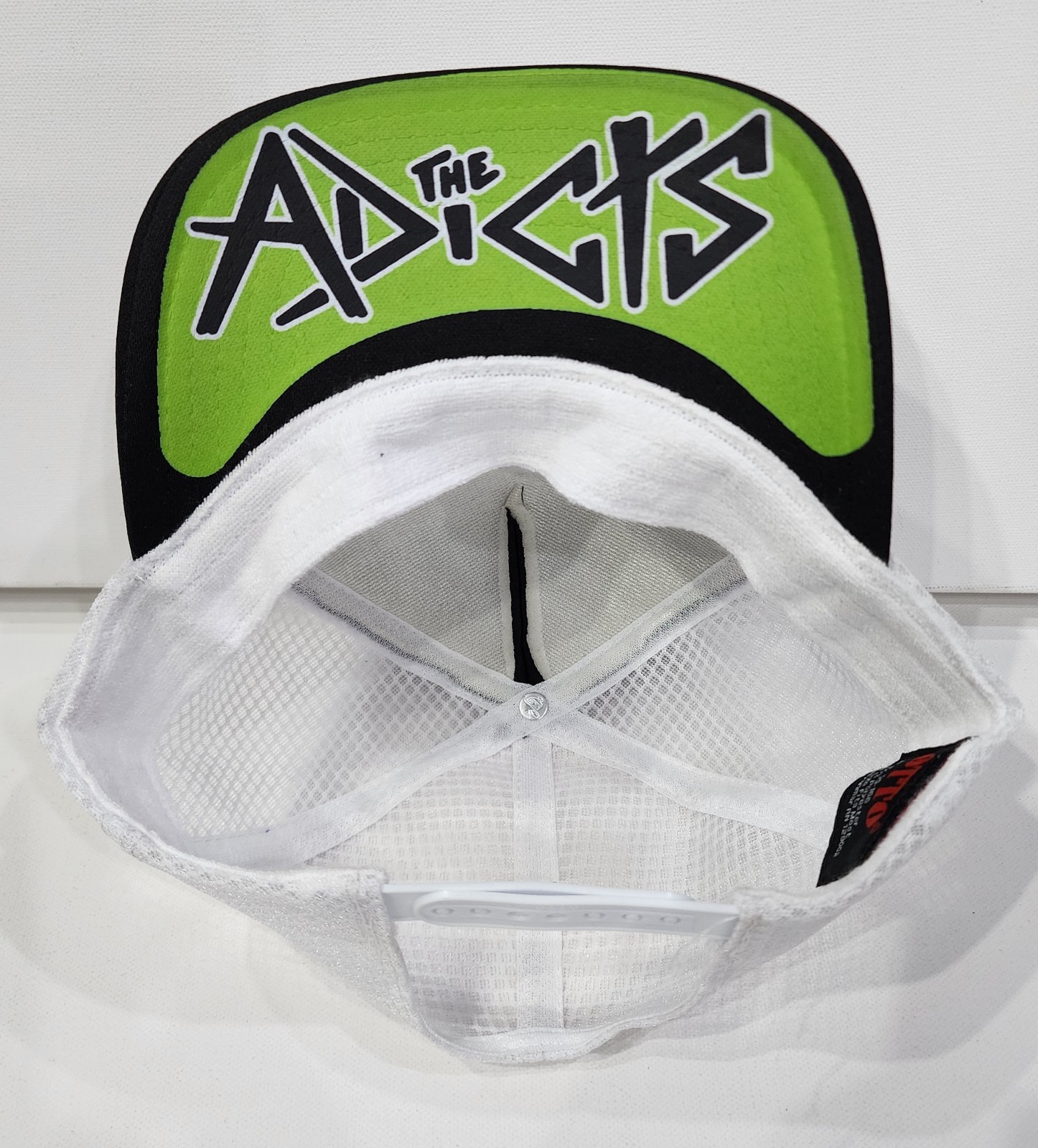 Classic Rock Blues Punk 60s 70s Triple Print White Face Black Trucker Adjust