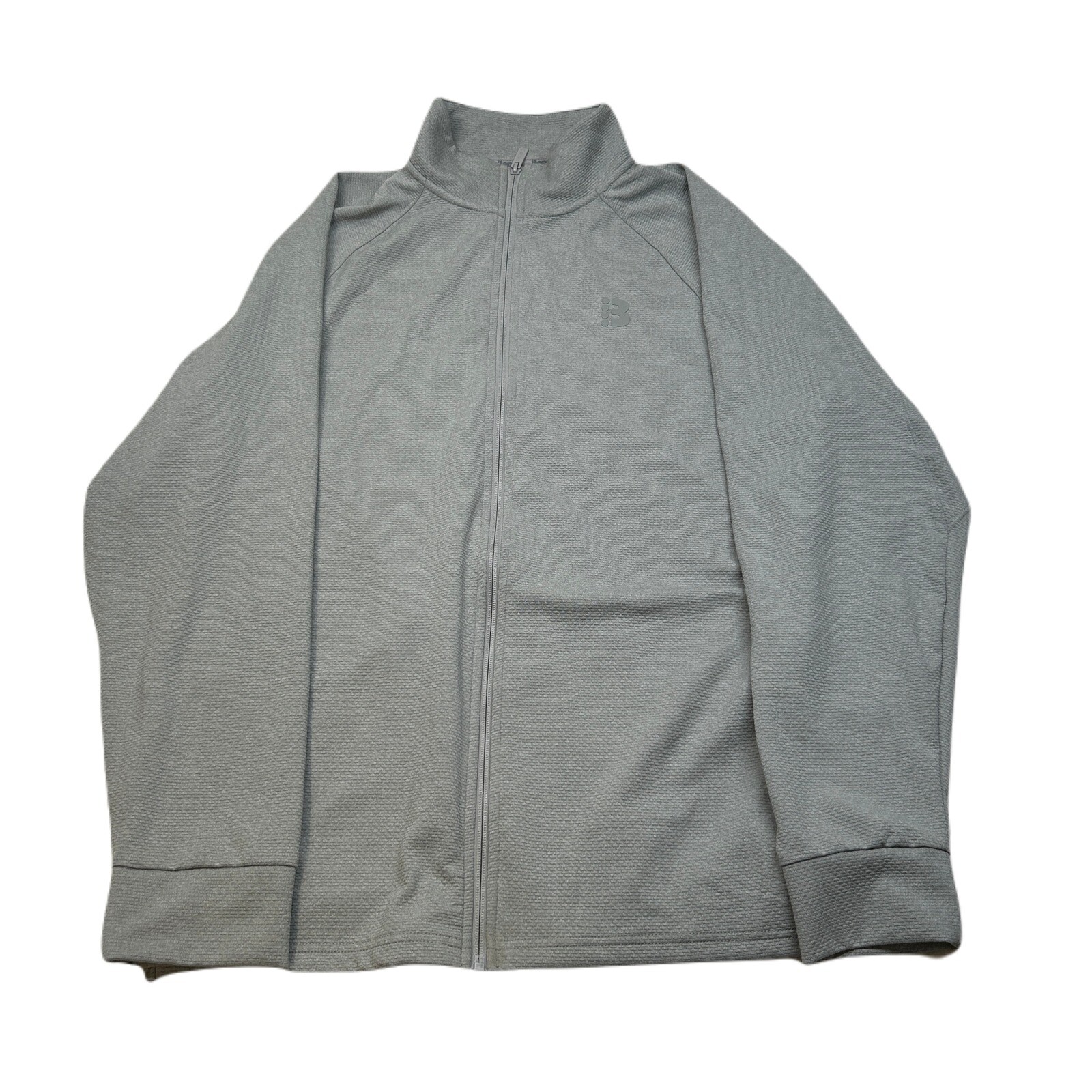 Bench Urbanwear Full Zip Jacket Mens XL Grey Track Athletic Lightweight