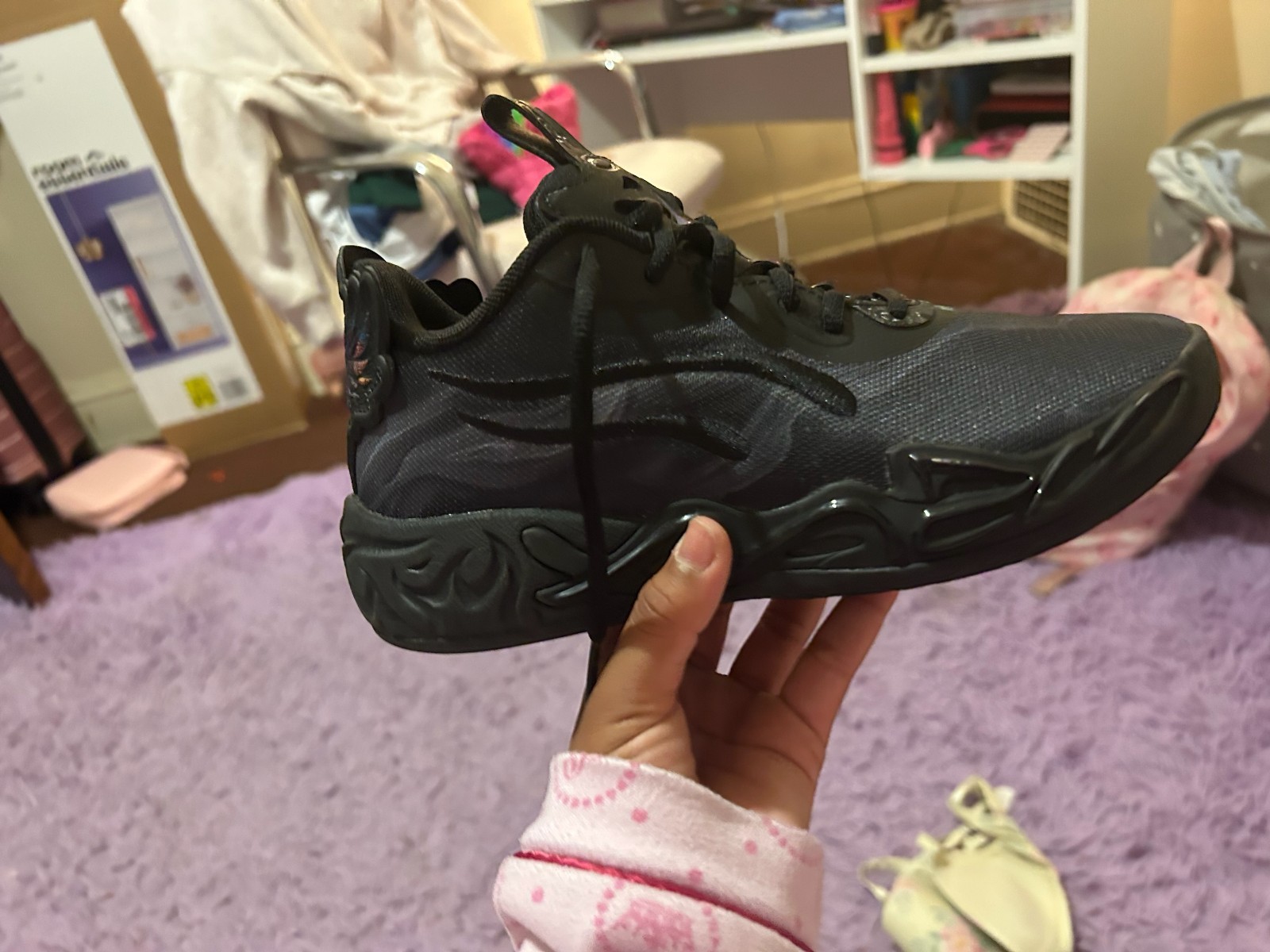 Size 4.5 – Puma MB.04 Lo Team Black Dark Amethyst