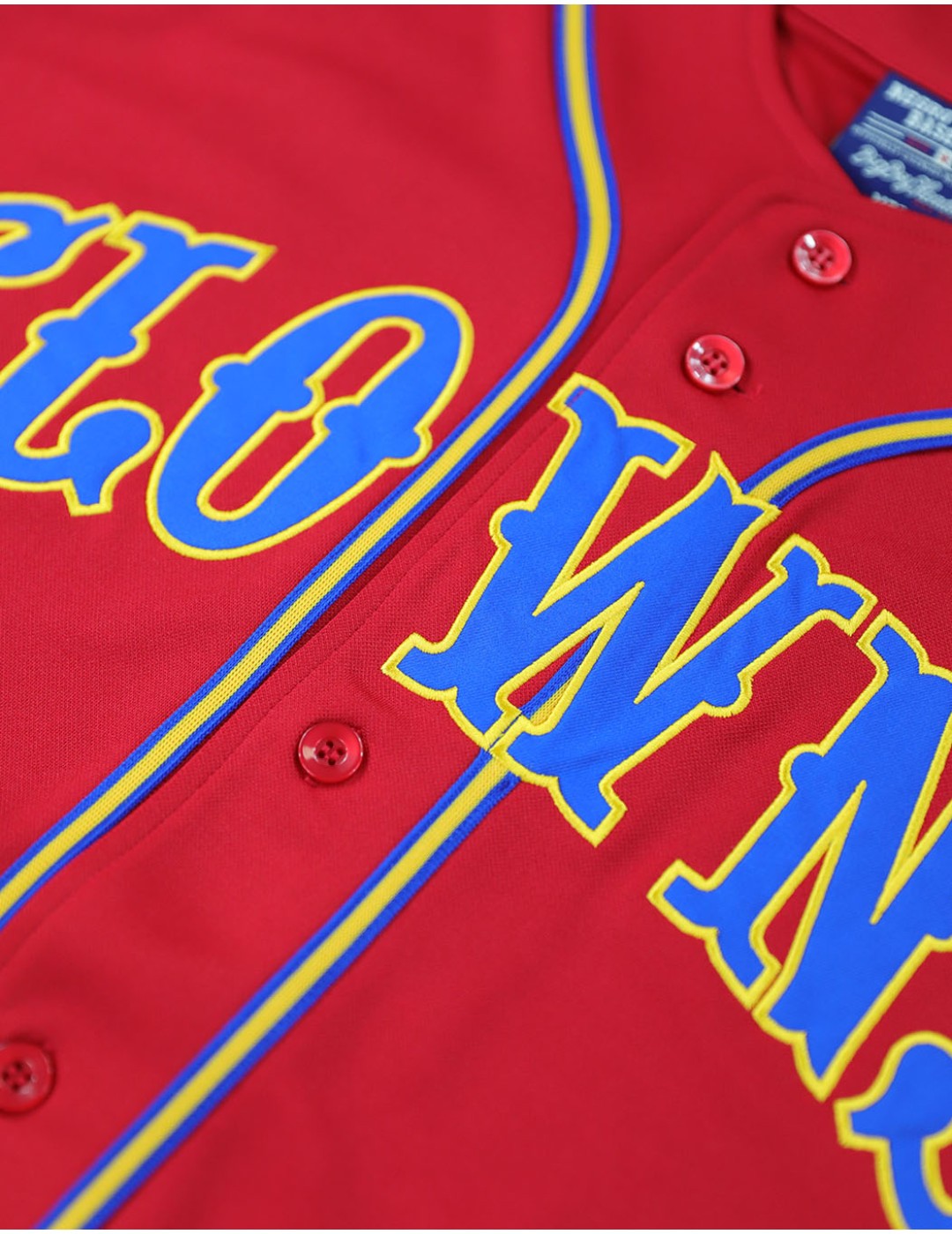 NLBM Negro Leagues M5 Baseball Jersey Indianapolis Clowns Red