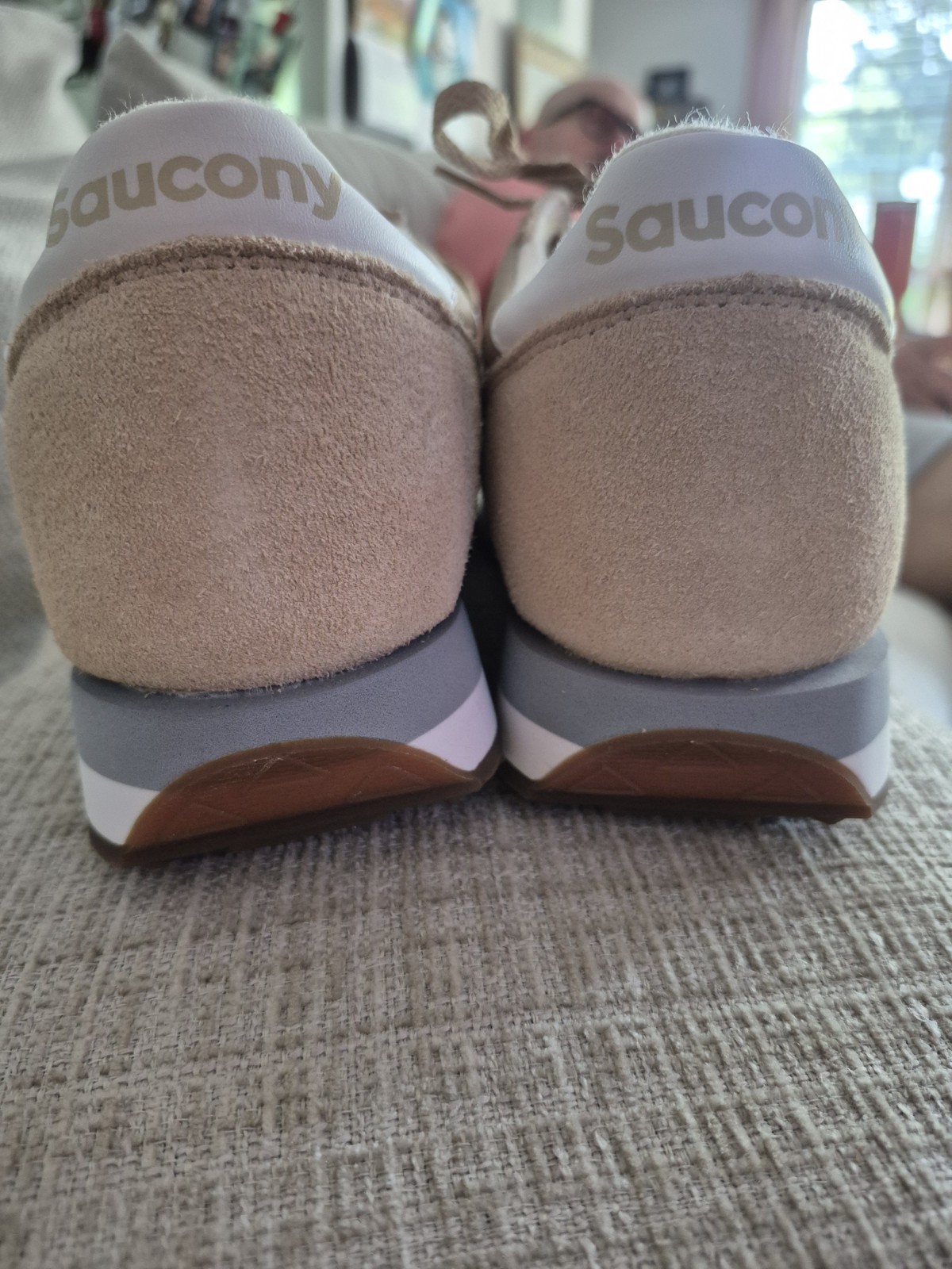 NWOT Saucony Jazz Original Sneaker Comfort Shoe Khaki/Cream Men’s Size 9.5