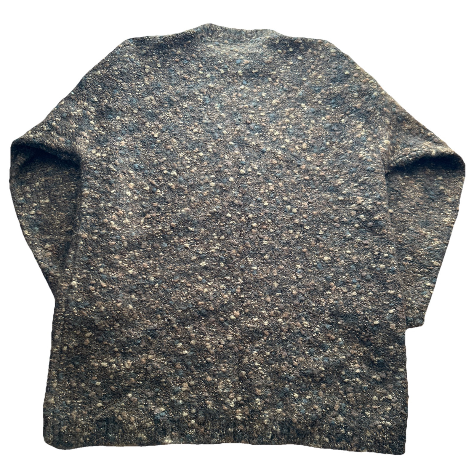 Vintage Paul Harris Mohair Wool Blend Adult Large Brown Pullover Sweater EUC