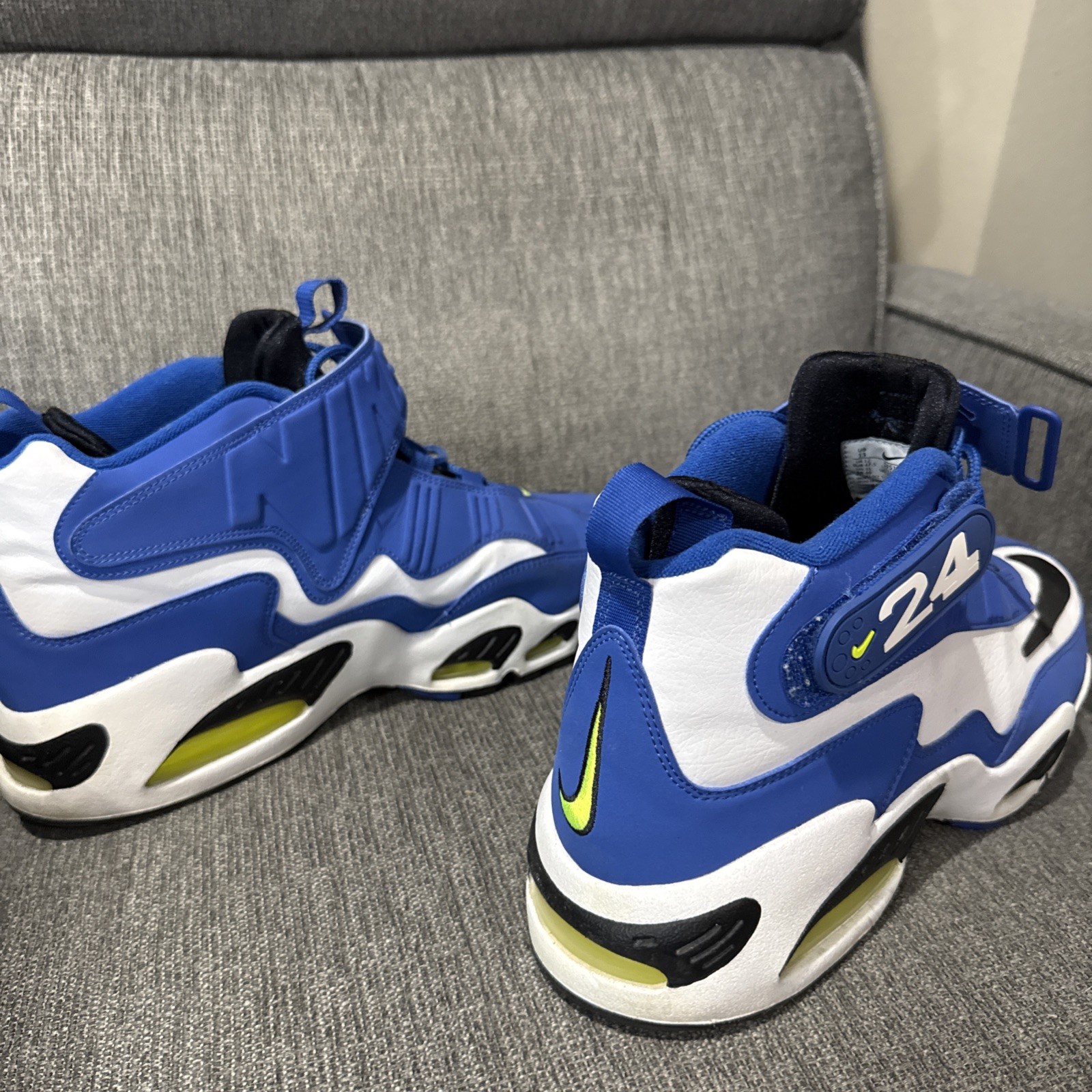 NIKE AIR GRIFFEY MAX 1 USED SIZE 13 VARSITY ROYAL BLACK VOLT DJ5161 400