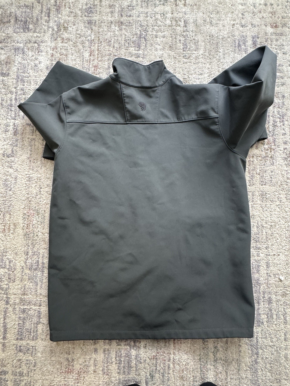 Mountain Hardwear Jacket Men’s Large Gray Full Zip Soft Shell Outdoors Hiking