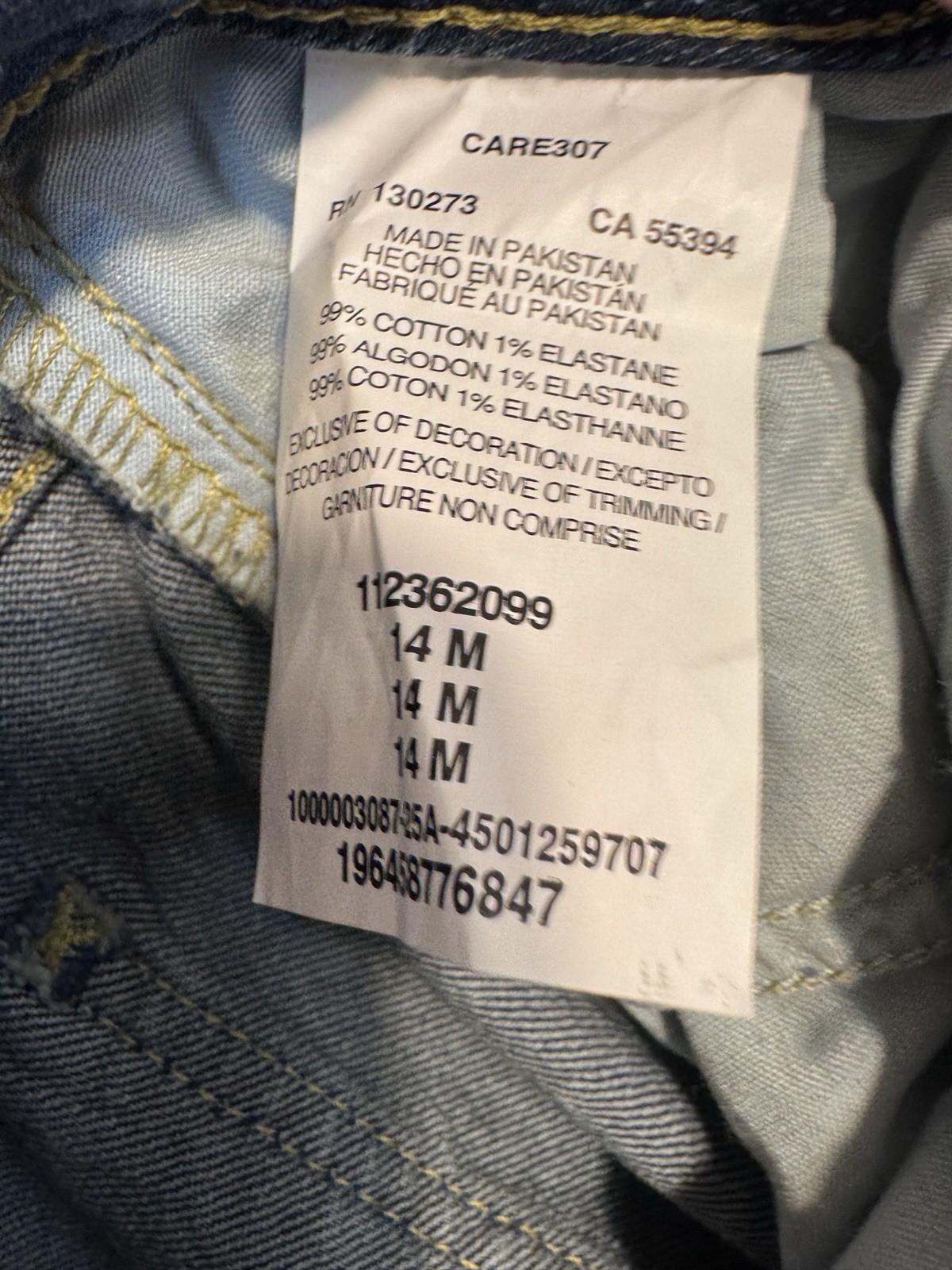 Lee Classic Fit Straight Leg Blue Denim Jeans Women’s Size 14M See Size Chart