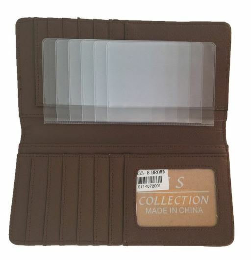 Horse Men Wallet Western Bifold Check Book Style W011-15 Brown