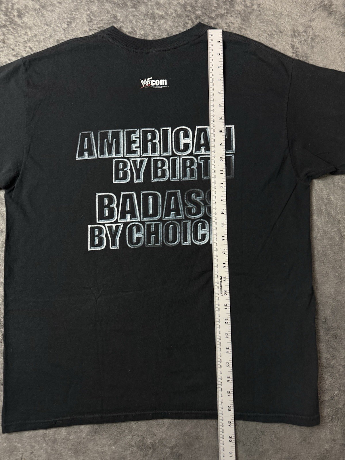 Vintage 2000 WWF The Undertaker American Badass T Shirt XL Anvil Biker WWE