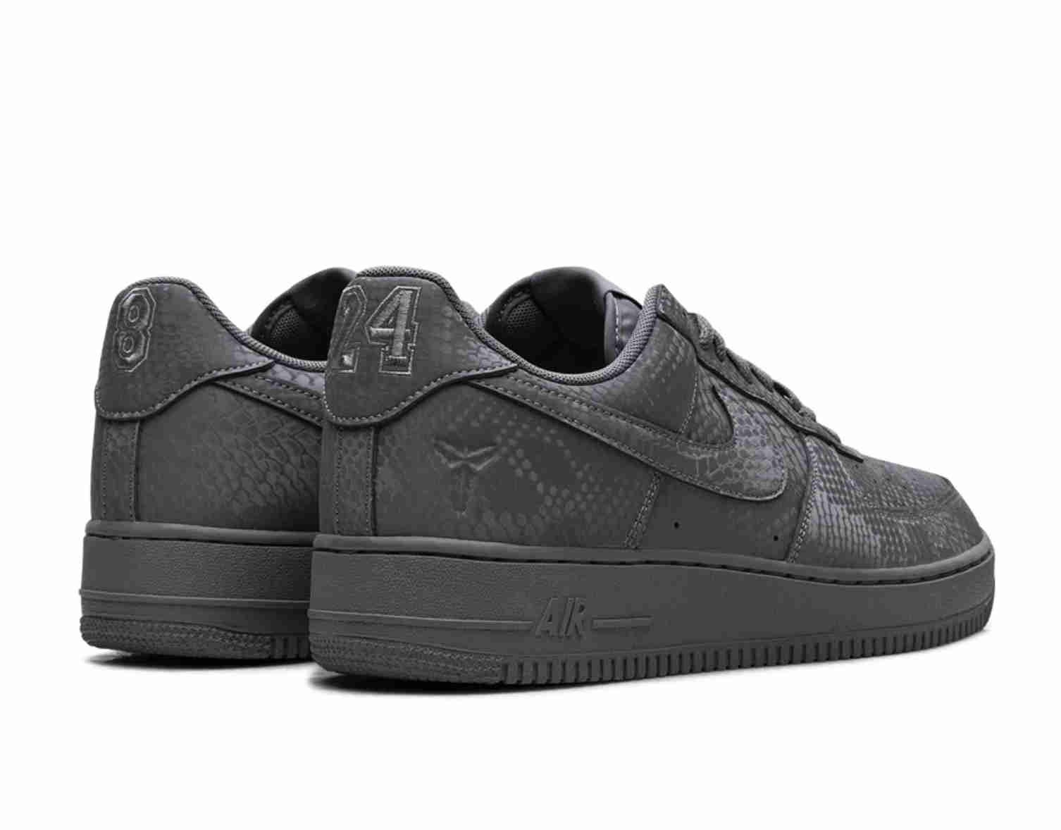 Nike Kobe Bryant x Nike Air Force 1 Low Cool Grey IB0018-004 Men Size