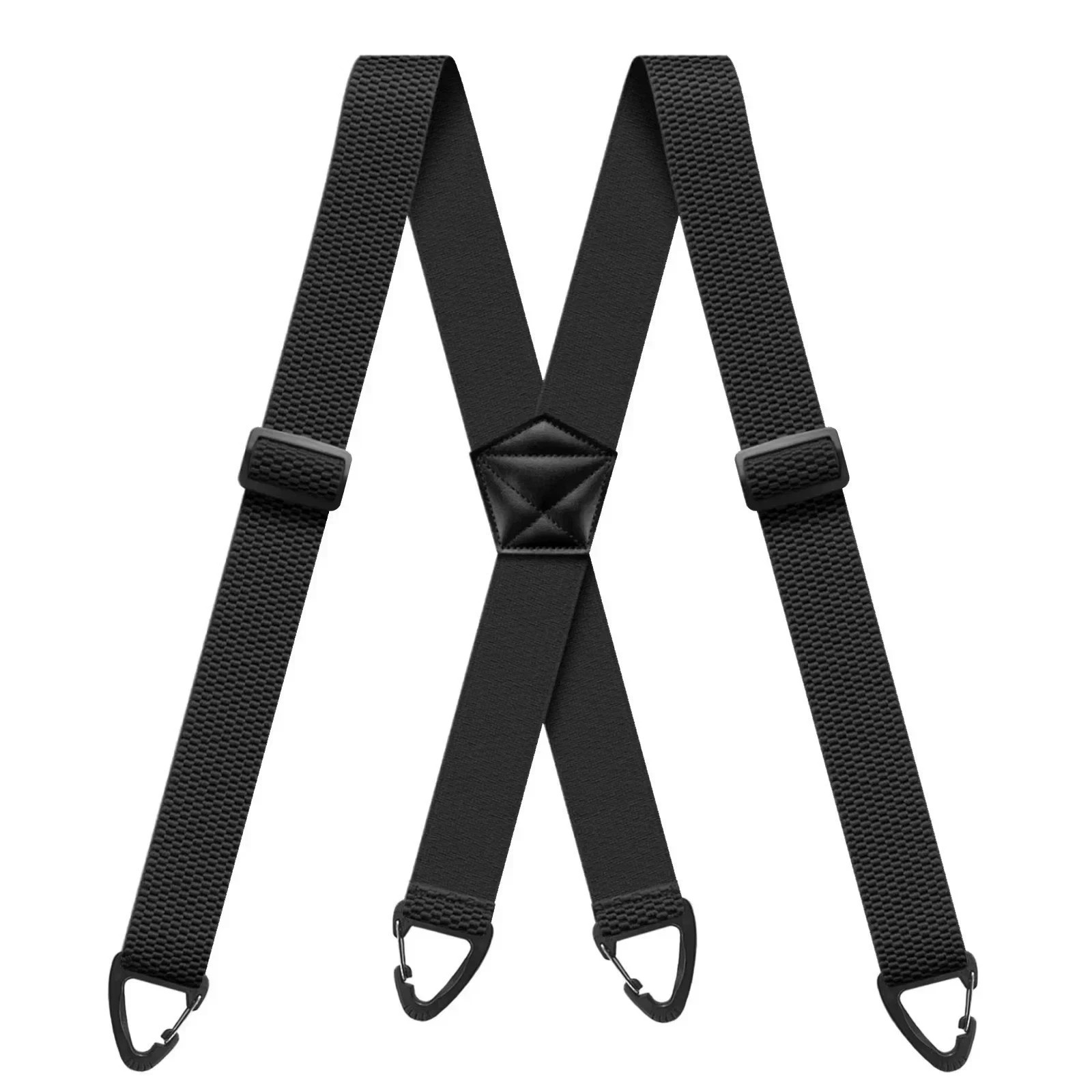 Suspenders for Men Heavy Duty, X Shape Back Hidden Suspender 1.5″ Under Clothing