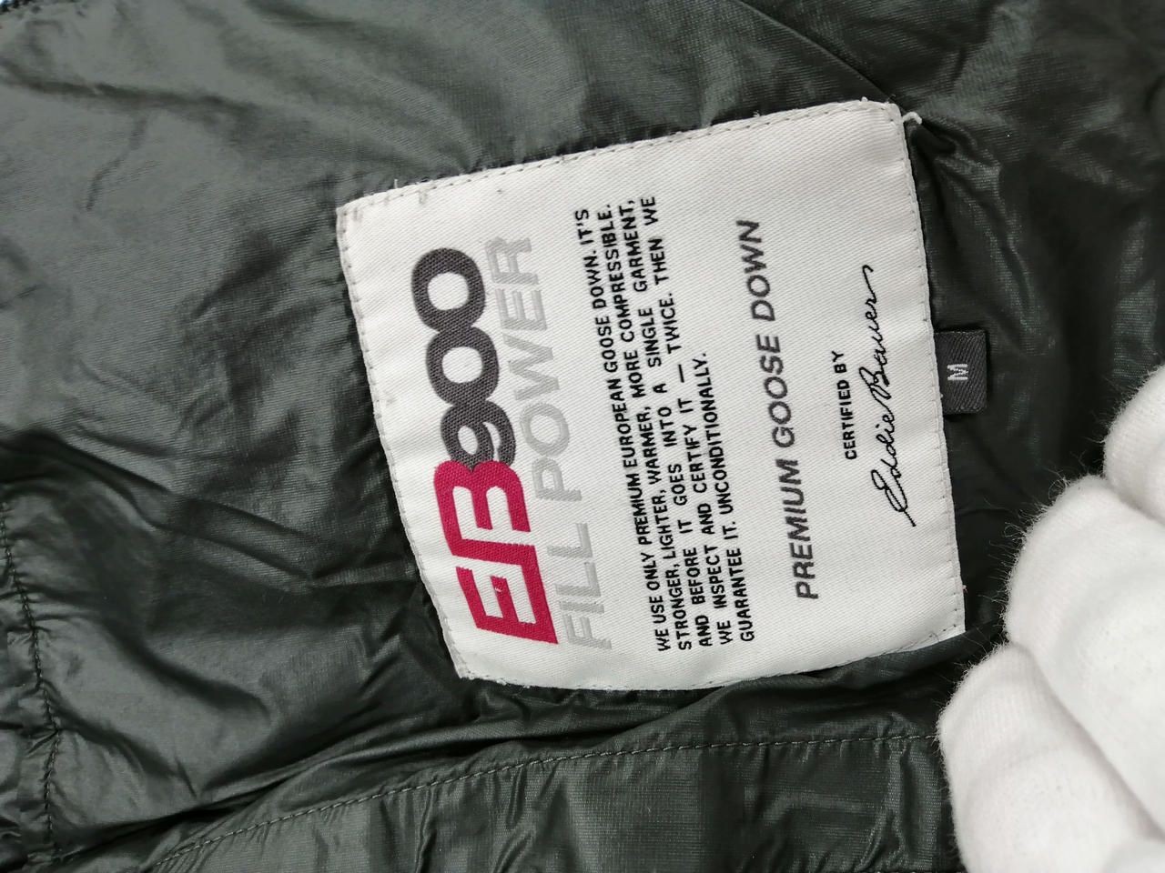 EDDIE BAUER EB900 Down Jacket Khaki M Used