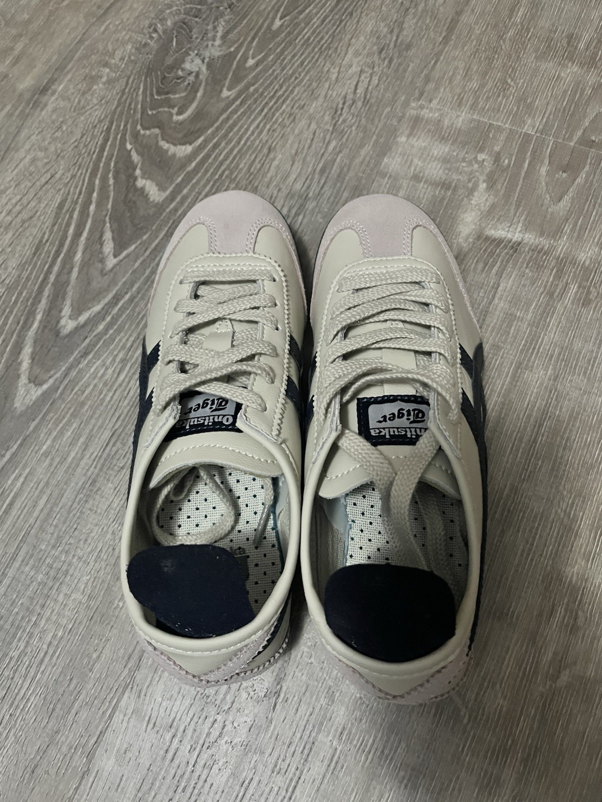 NEW onitsuka tiger mexico 66 birch peacoat Unisex size 4 22.5 cm DL 408