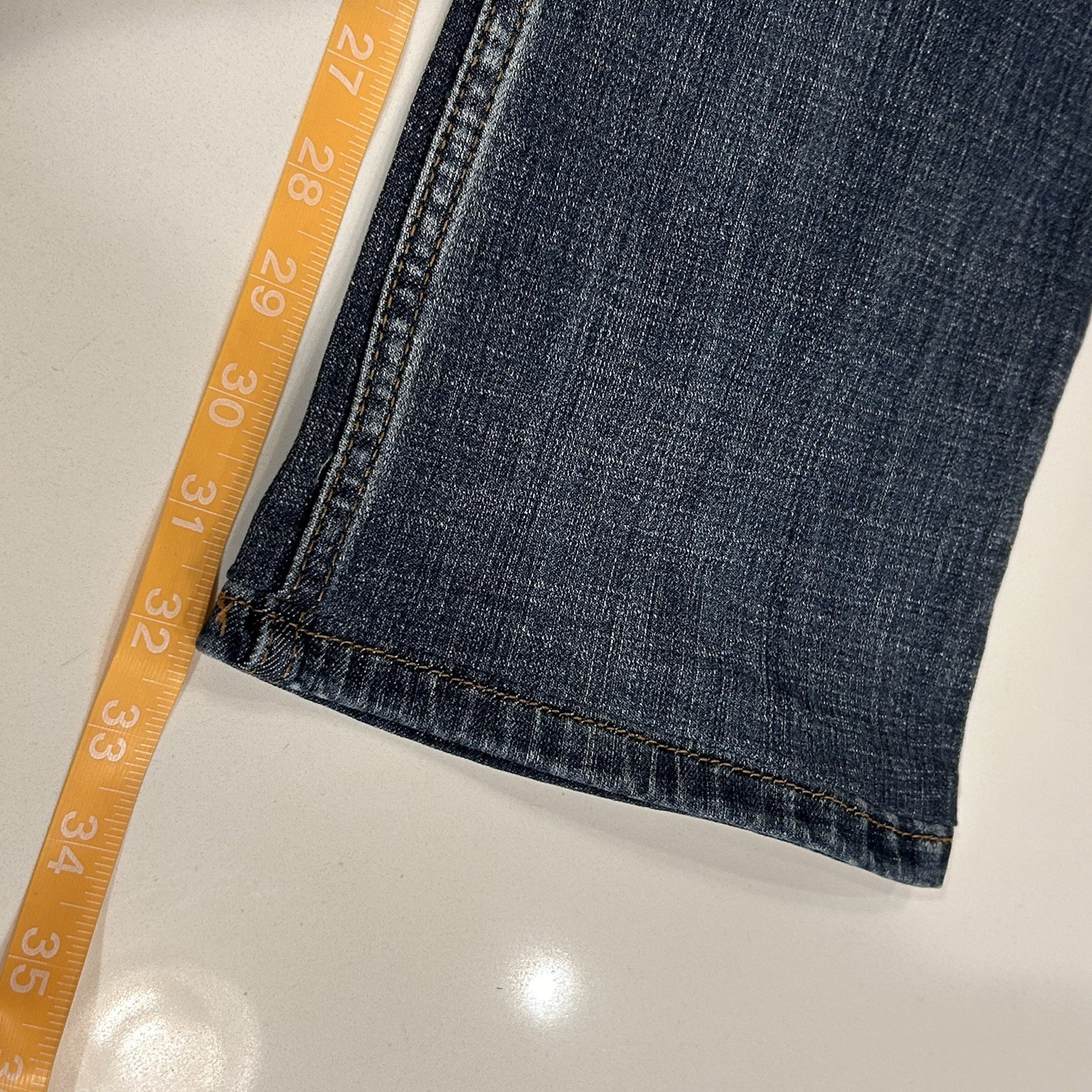 Wrangler Womens Bootcut Jeans Medium Wash Blue Stretch Denim 1009MWZAH Size 7×34