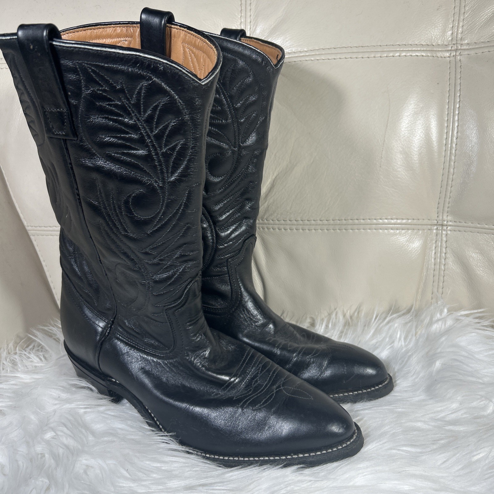Mens Red Wing Pecos Boots Size 10 9803 Black USA Vintage Unused Free Ship!