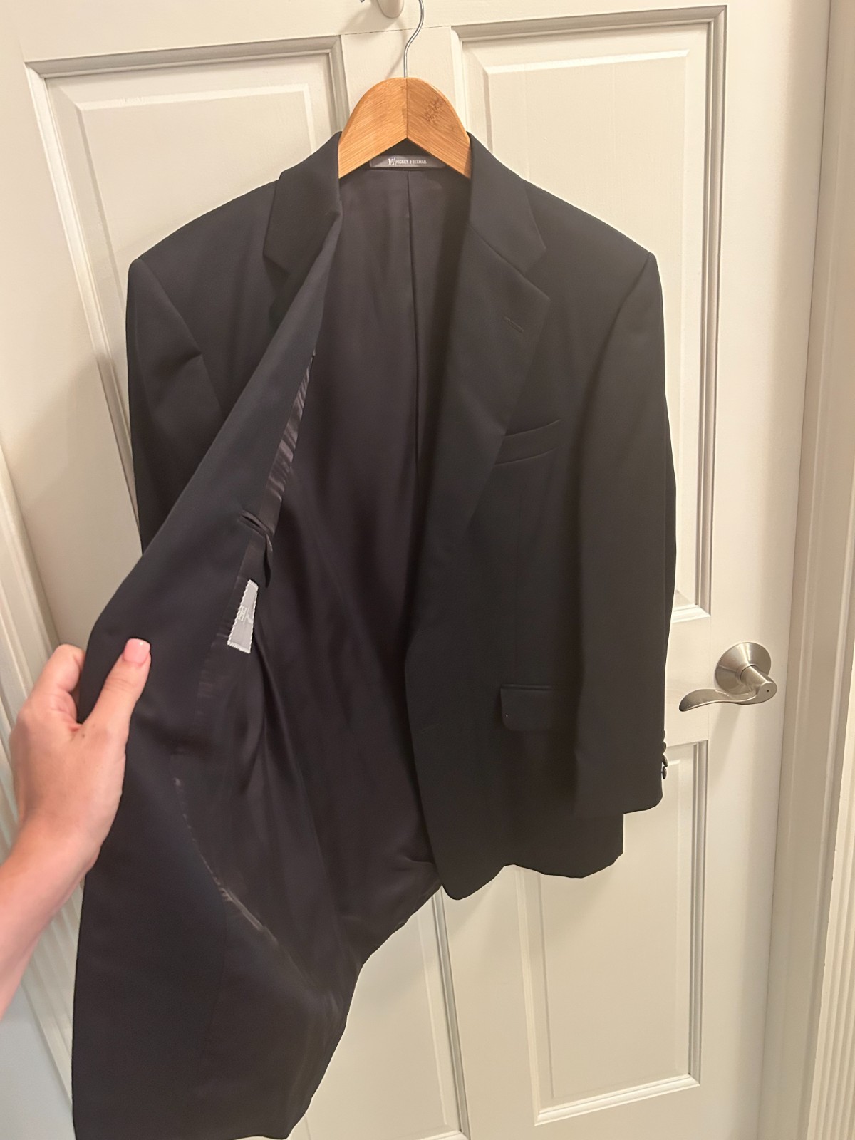 Men’s Hickey Freeman Navy 2 Button Blazer 40 Short